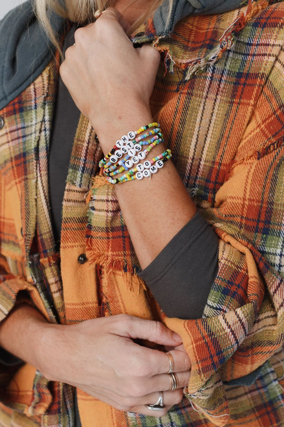 The Best Is Yet To Come Bracelet Set - Multi - Image 3