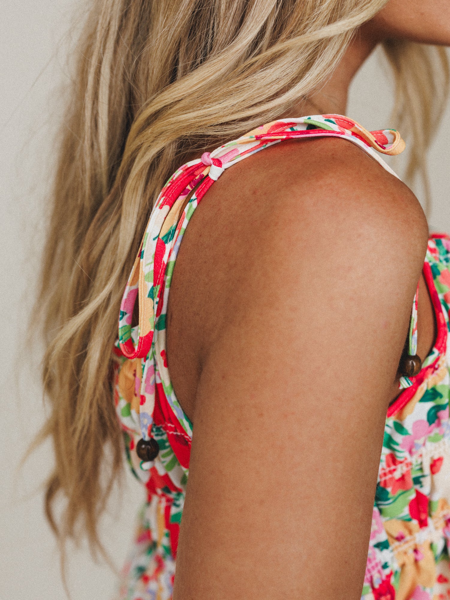 The Nest Bohemian Grace Top - Red Floral - Image 3