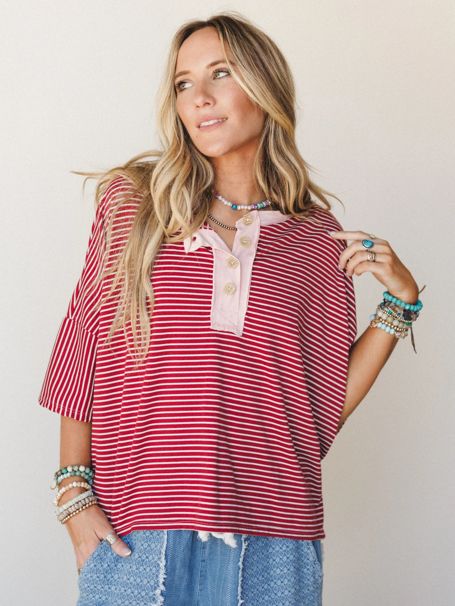 The Nest Chill Day Top - Marsala - Image 2