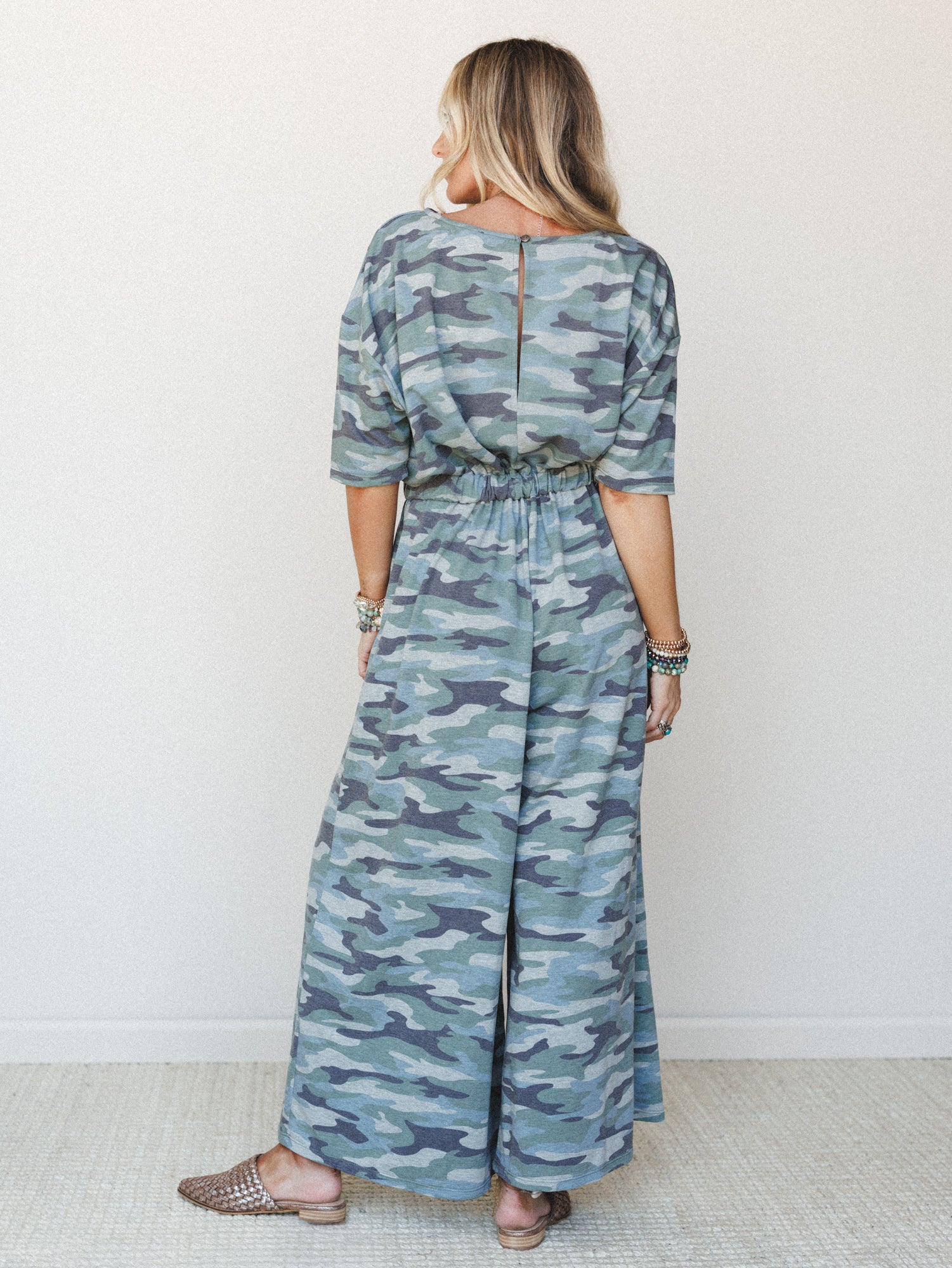 The Nest Cozy Cool Jumpsuit - Olive Charcoal - Image 4
