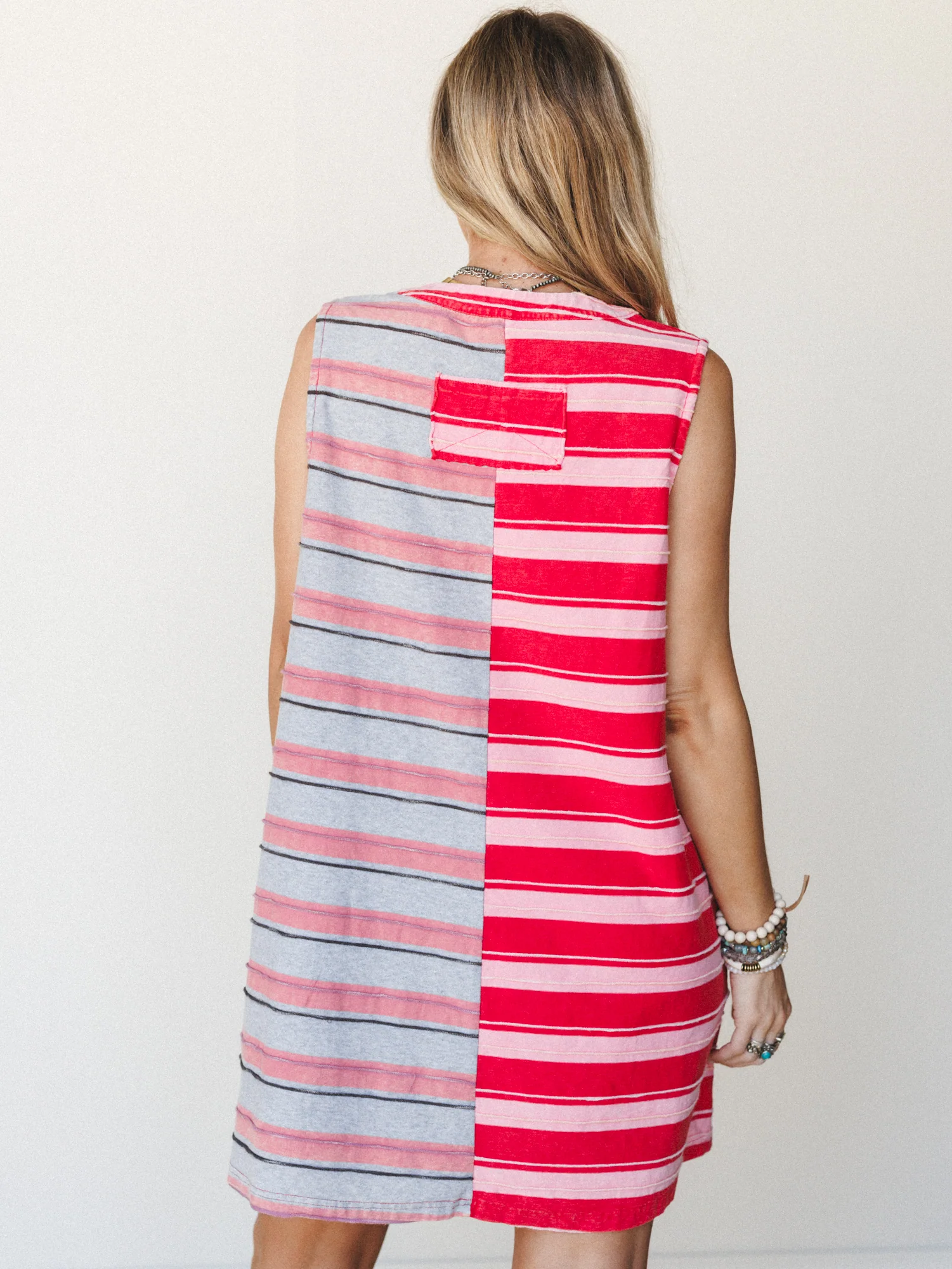 The Nest Cruise Lines Dress - Red Grey - Image 5
