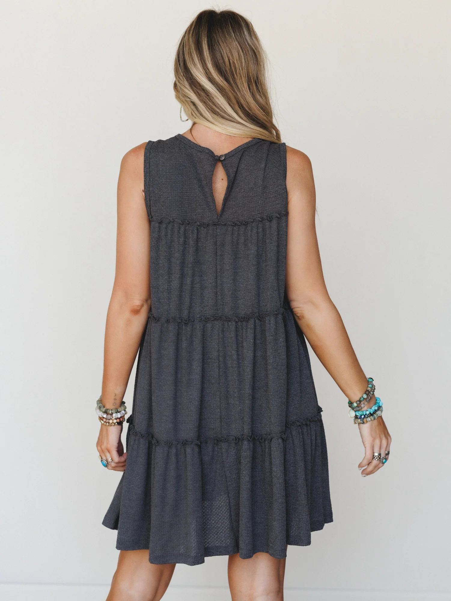 The Nest Dreamy Tiers Dress - Black - Image 5