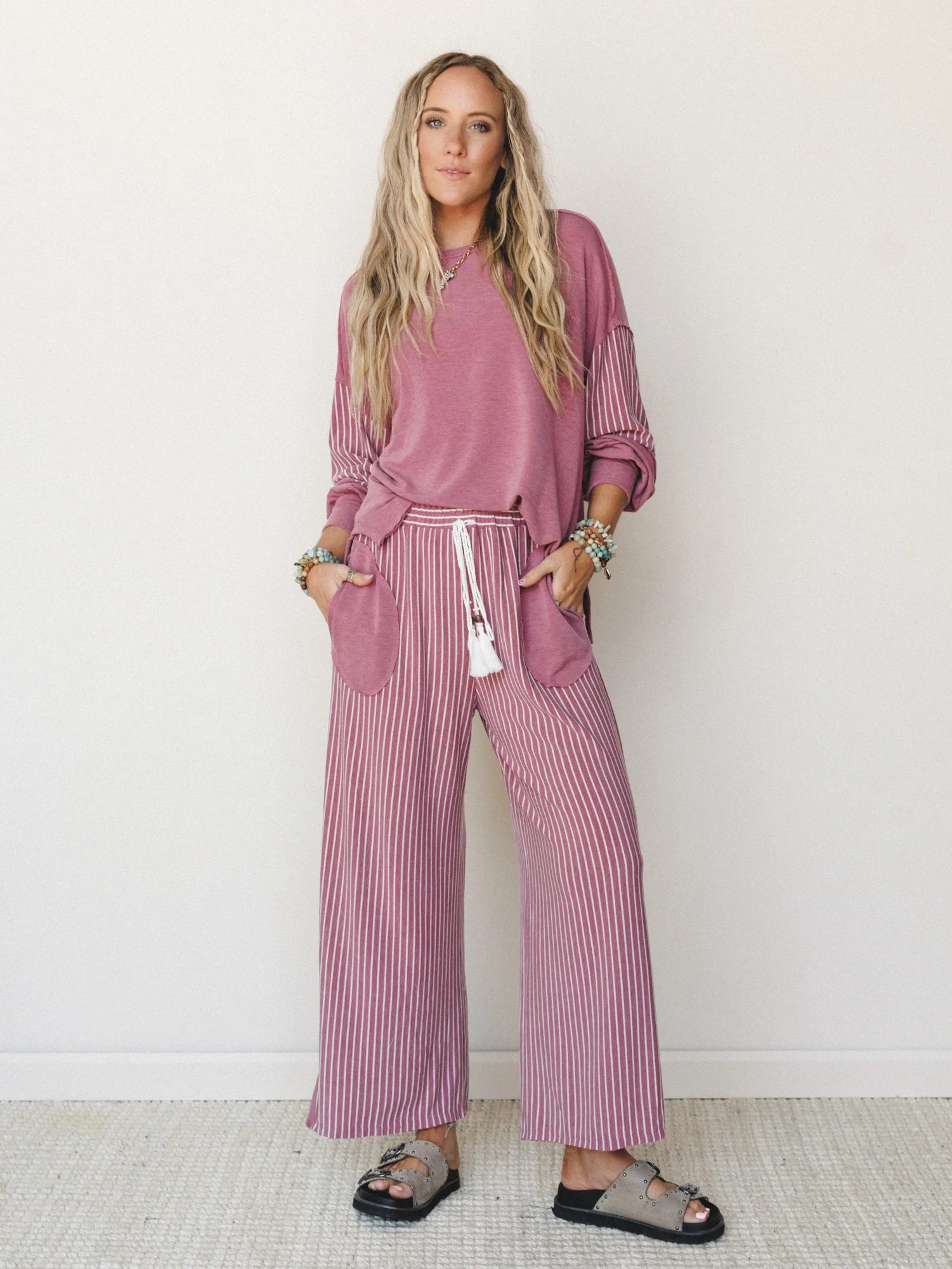 The Nest Easy Days Contrast Set - Dusty Rose