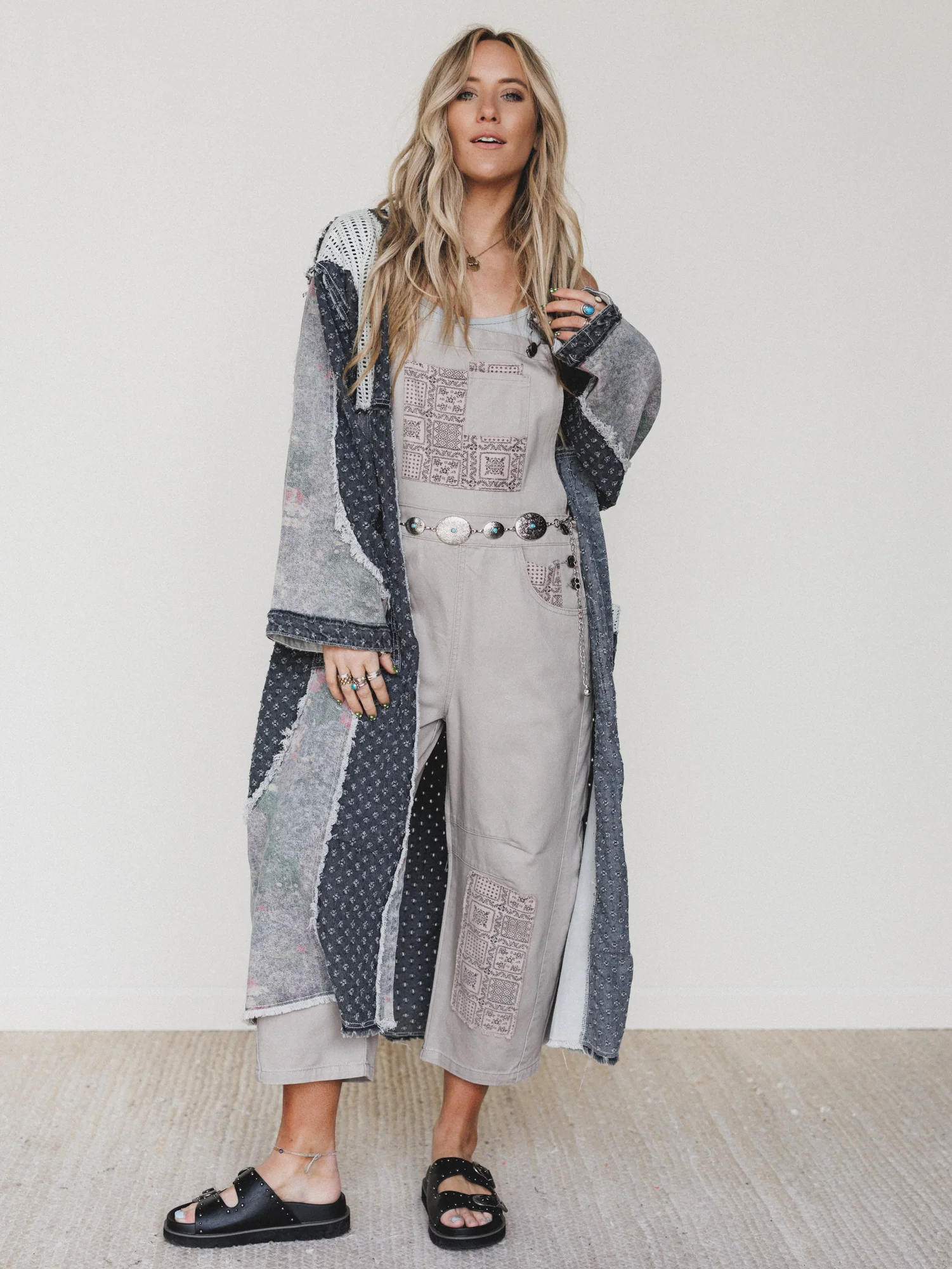 The Nest Easy Sunday Overalls - Taupe - Image 5