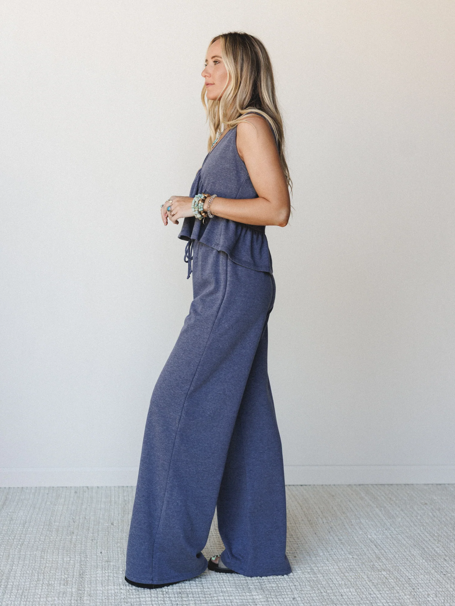 The Nest Easy Sunday Set - Heather Navy - Image 5
