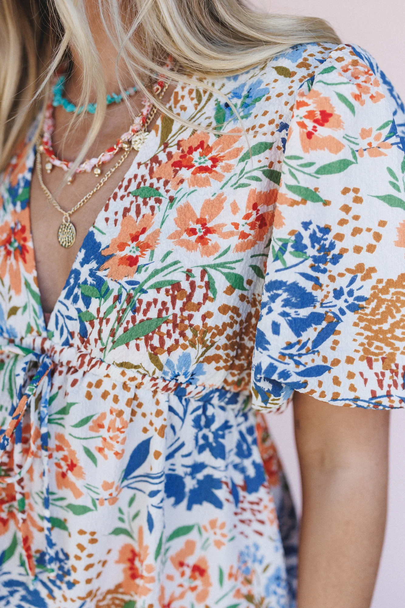 The Nest Flora Belle Dress - Brown Floral - Image 3