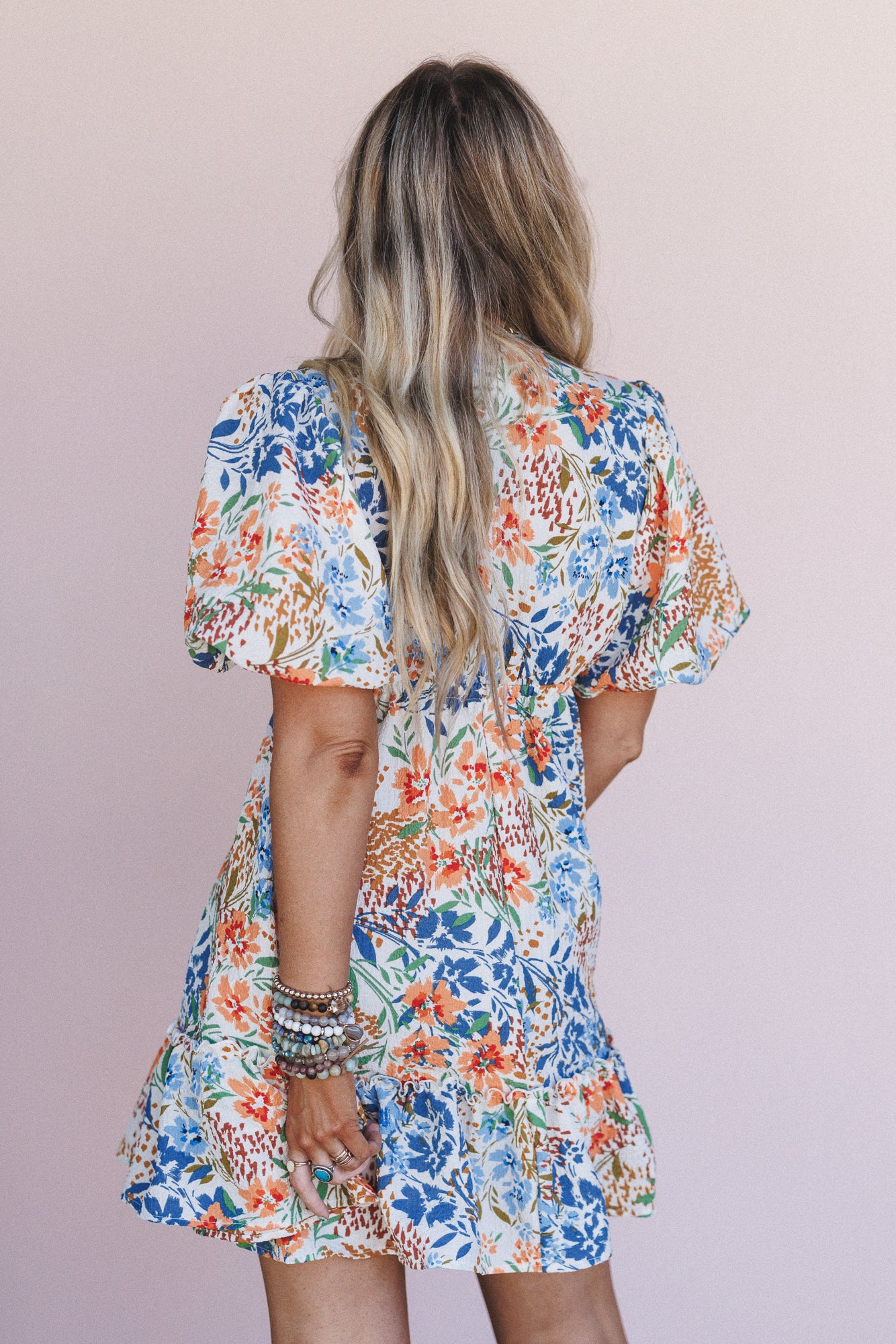 The Nest Flora Belle Dress - Brown Floral - Image 6