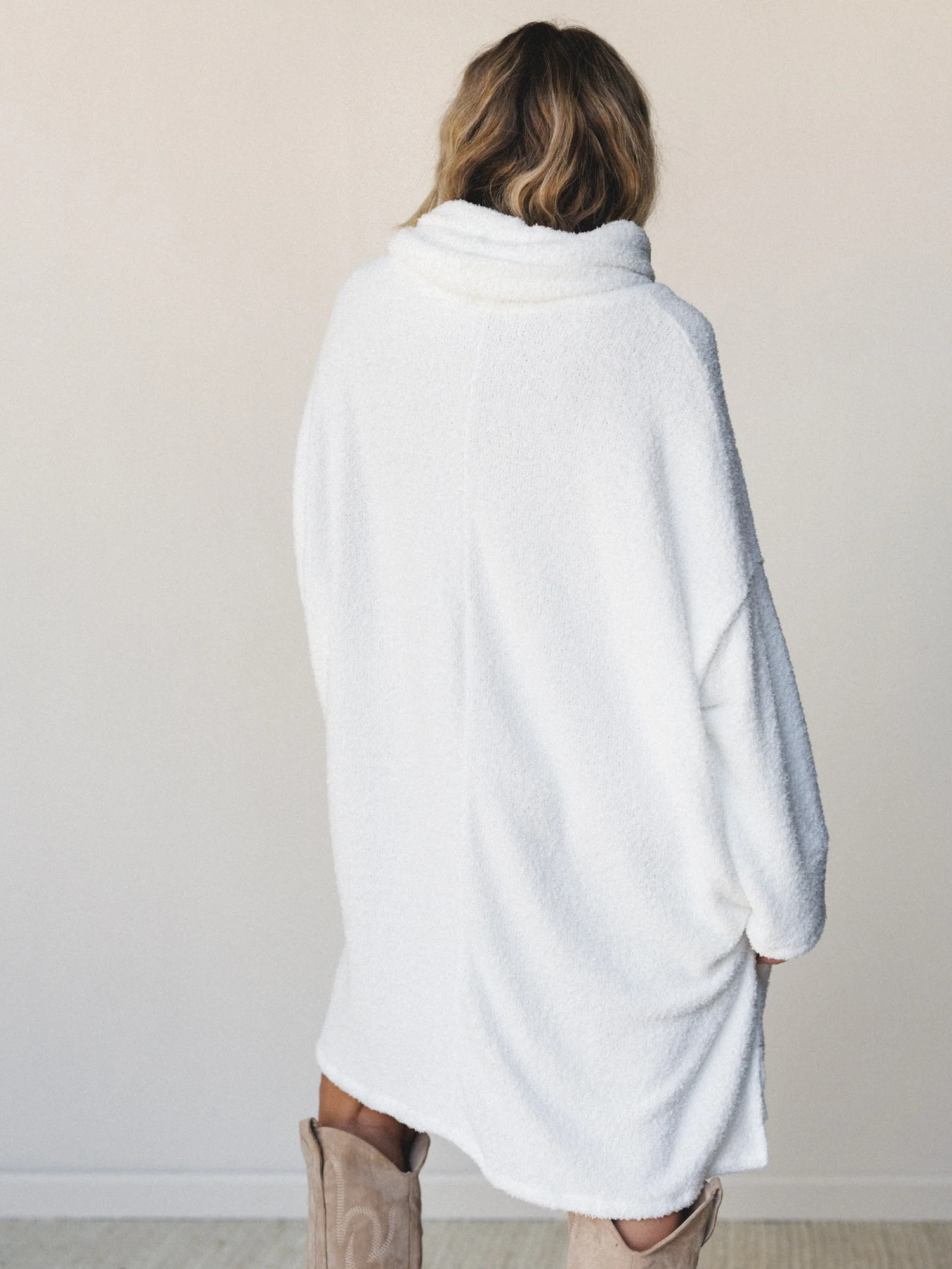 The Nest Hartlie Sweater Dress - Off White - Image 6