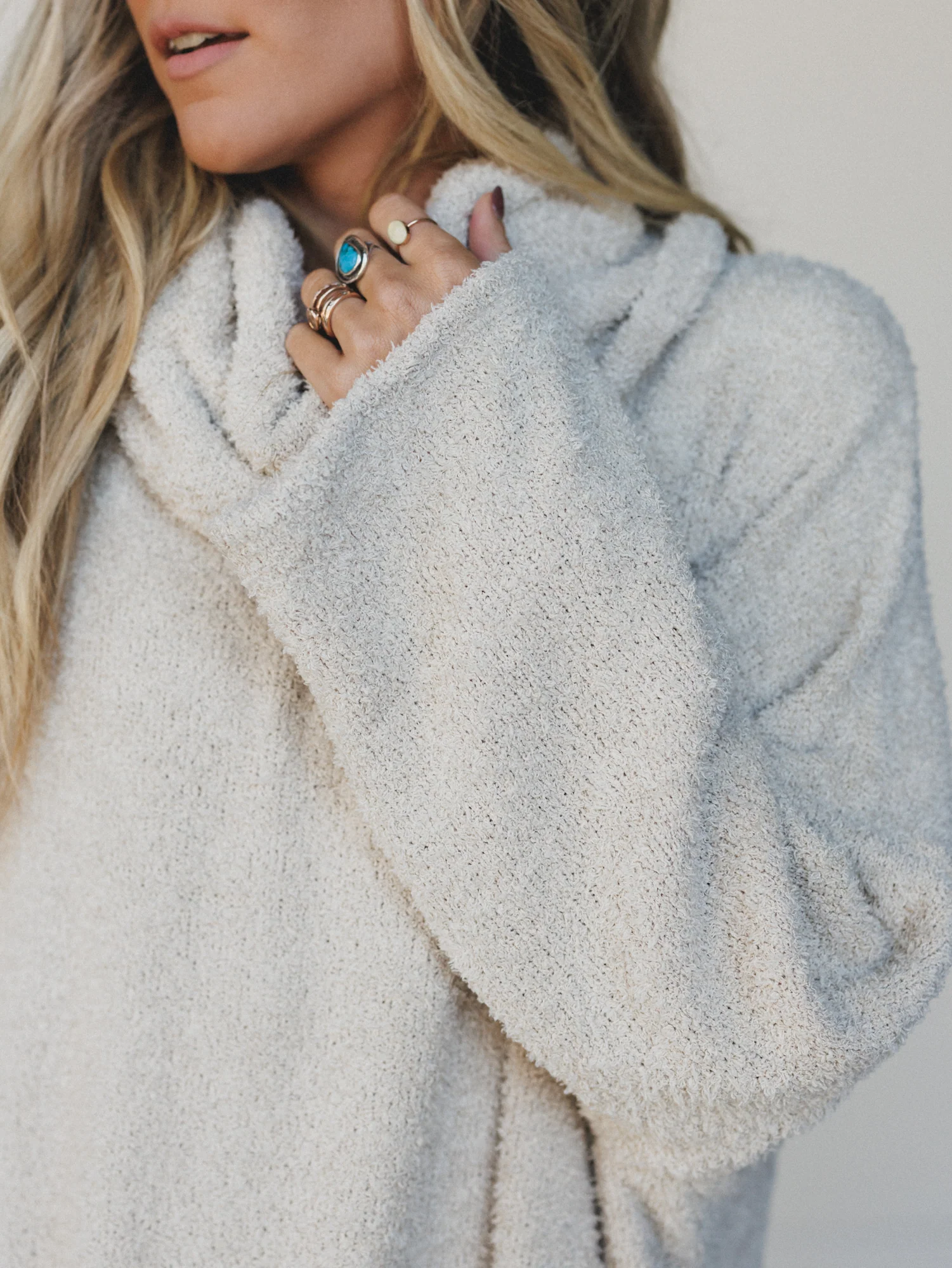 The Nest Hartlie Sweater Dress - Seashell - Image 3