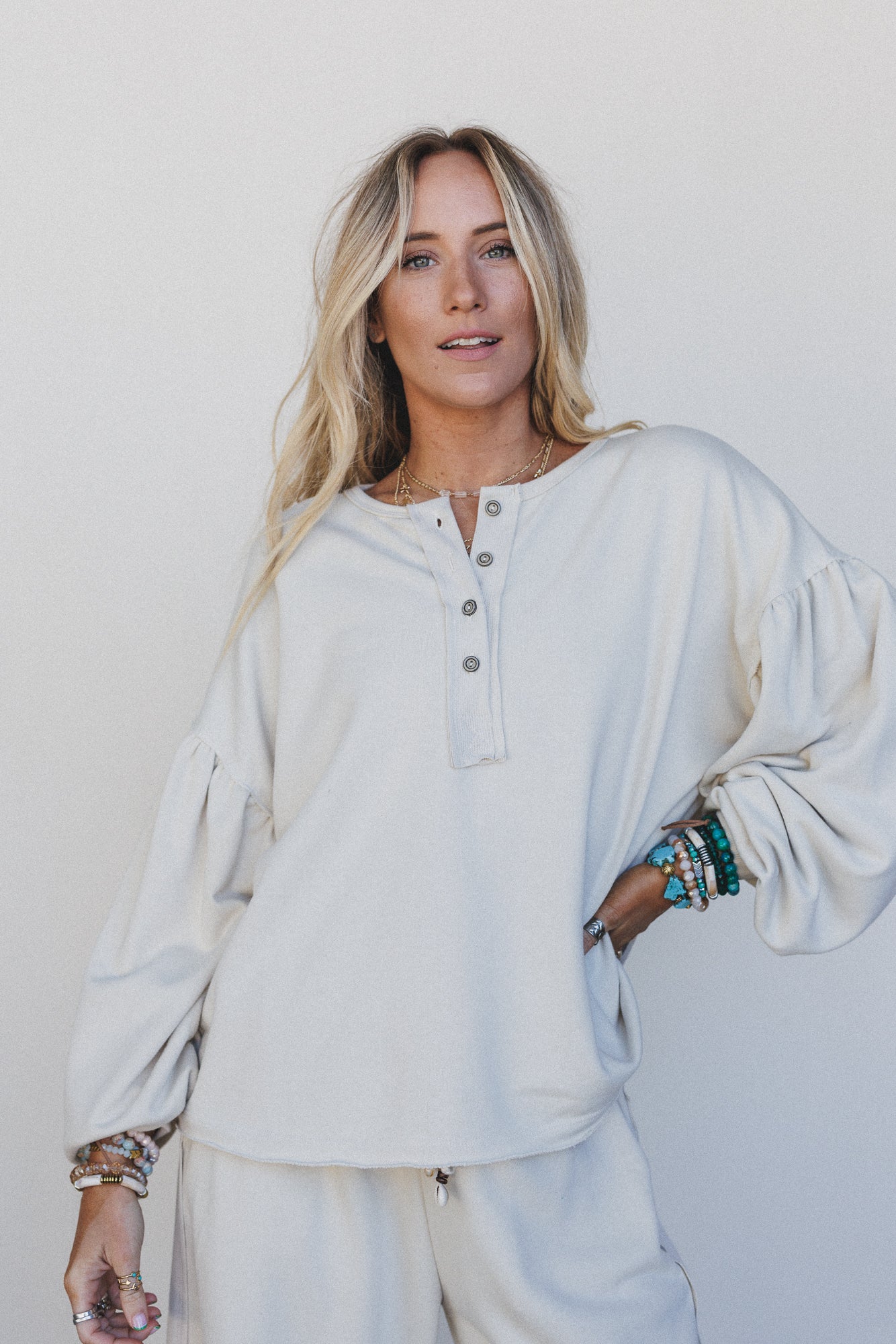 The Nest Laid Back Top - Beige - Image 5