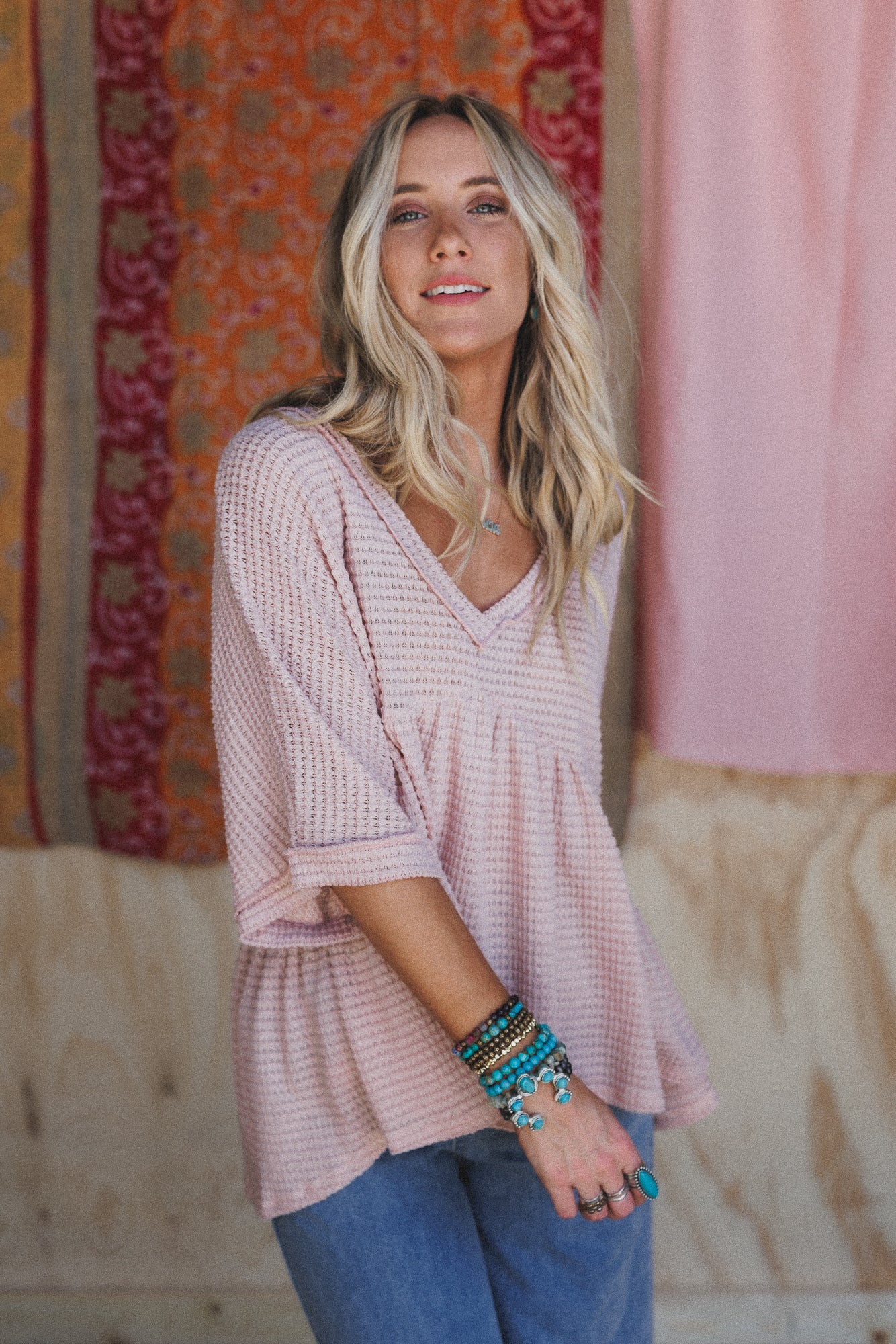 The Nest Lush Drift Top - Dusty Rose - Image 4
