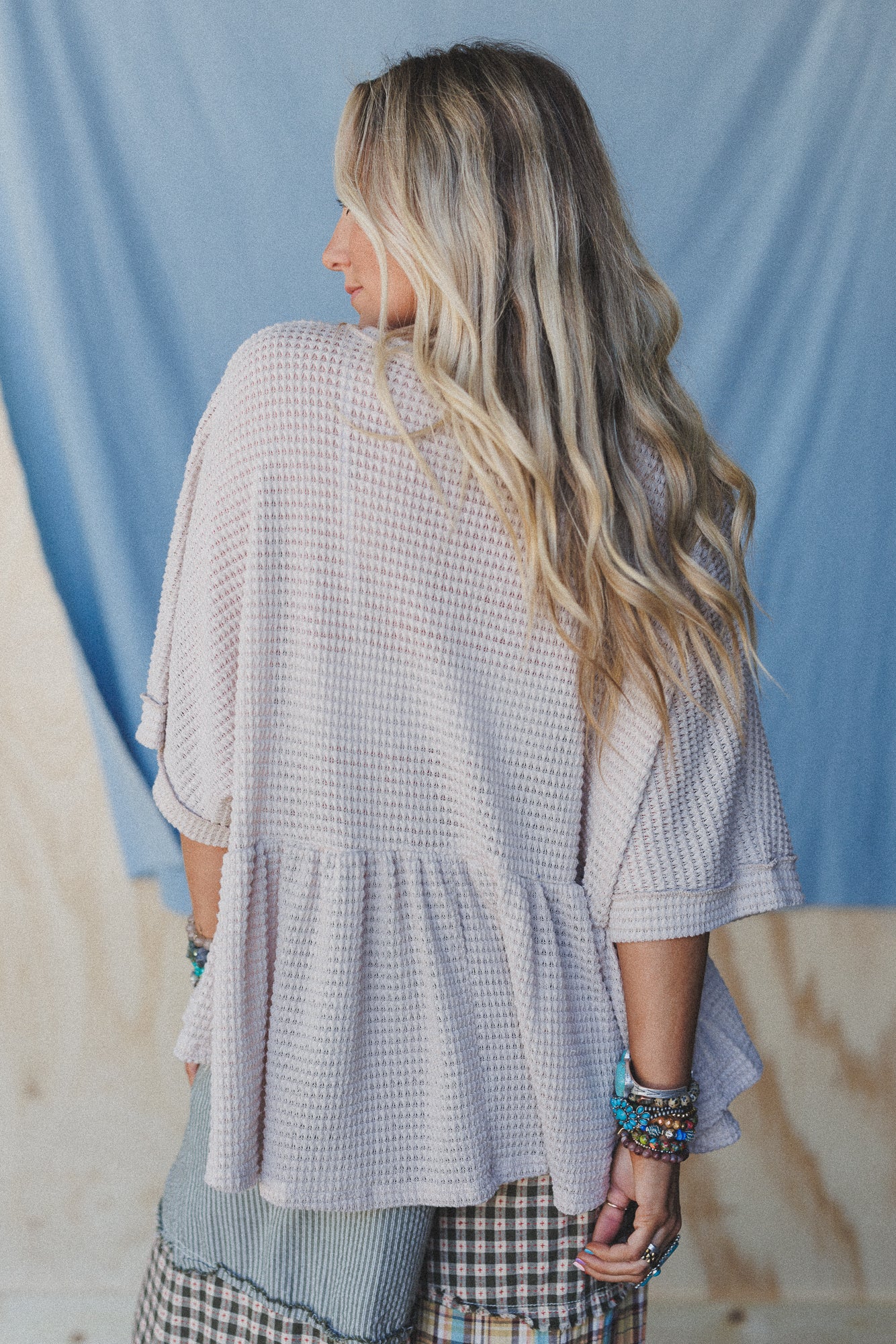 The Nest Lush Drift Top - Oatmeal - Image 4