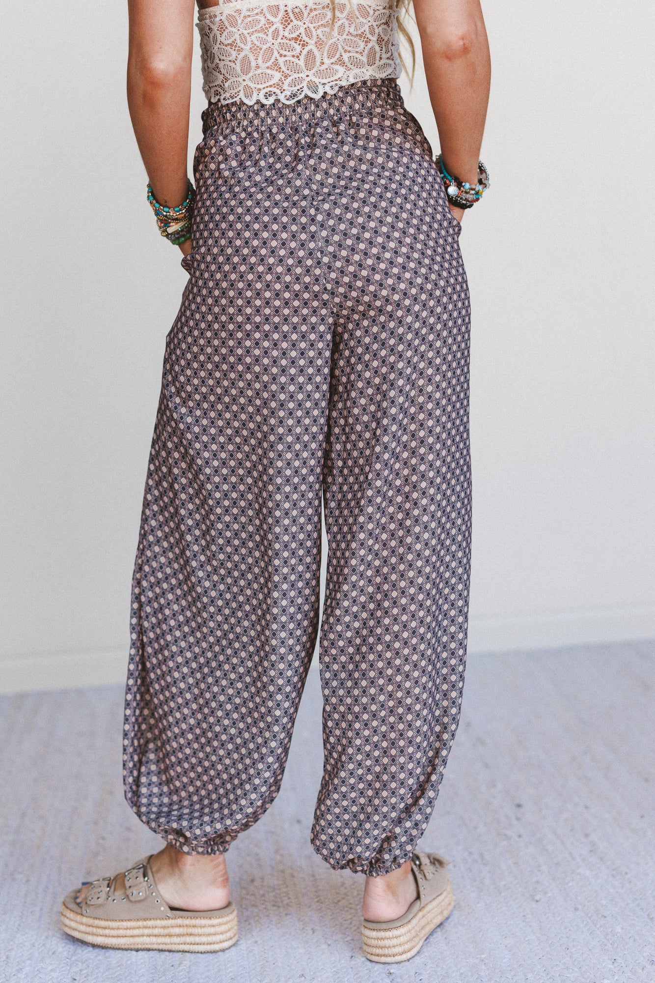 The Nest Mystic Mirage Printed Joggers - Black - Image 5