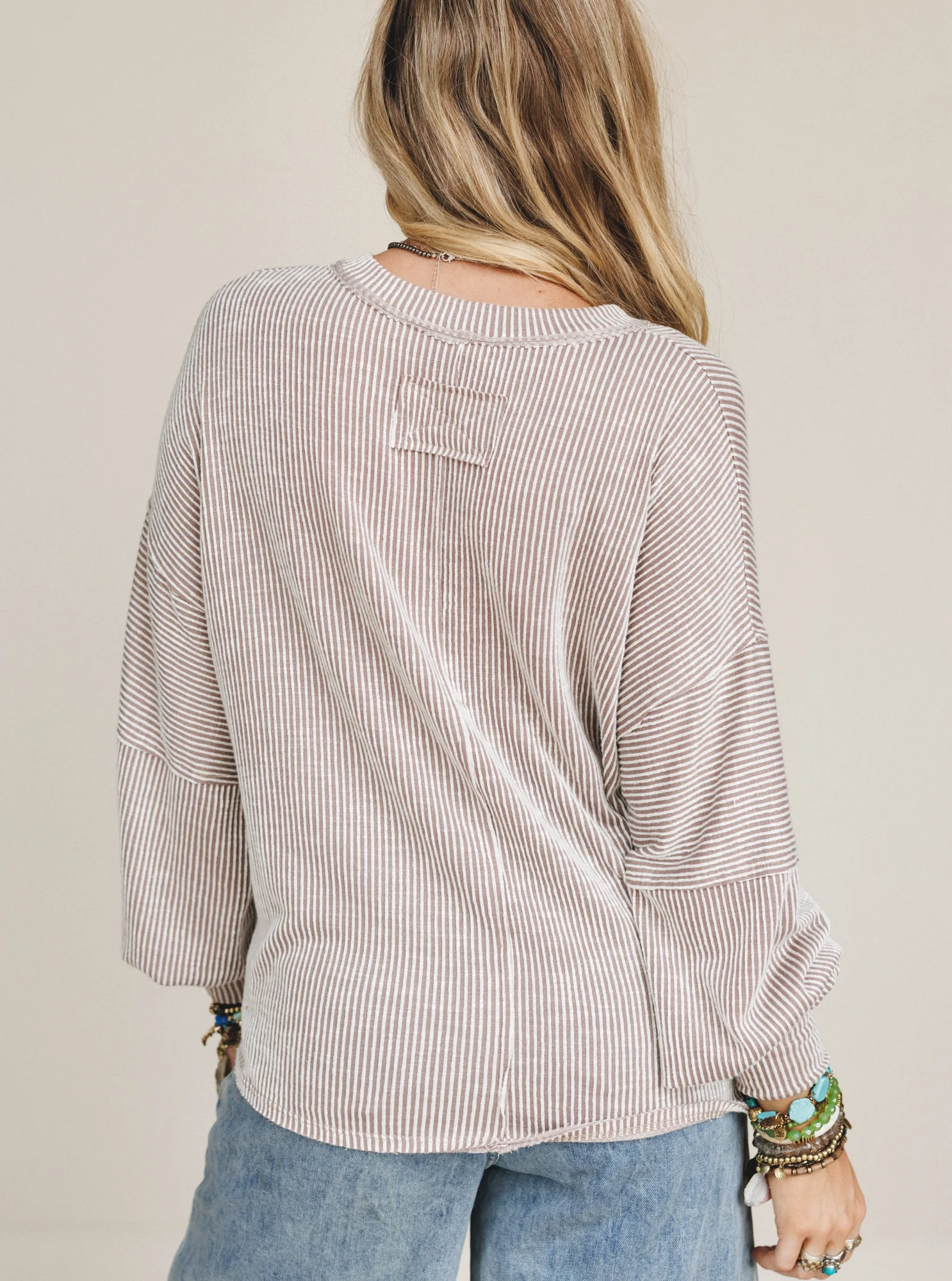 The Nest Only This Long Sleeve Top - Taupe - Image 5