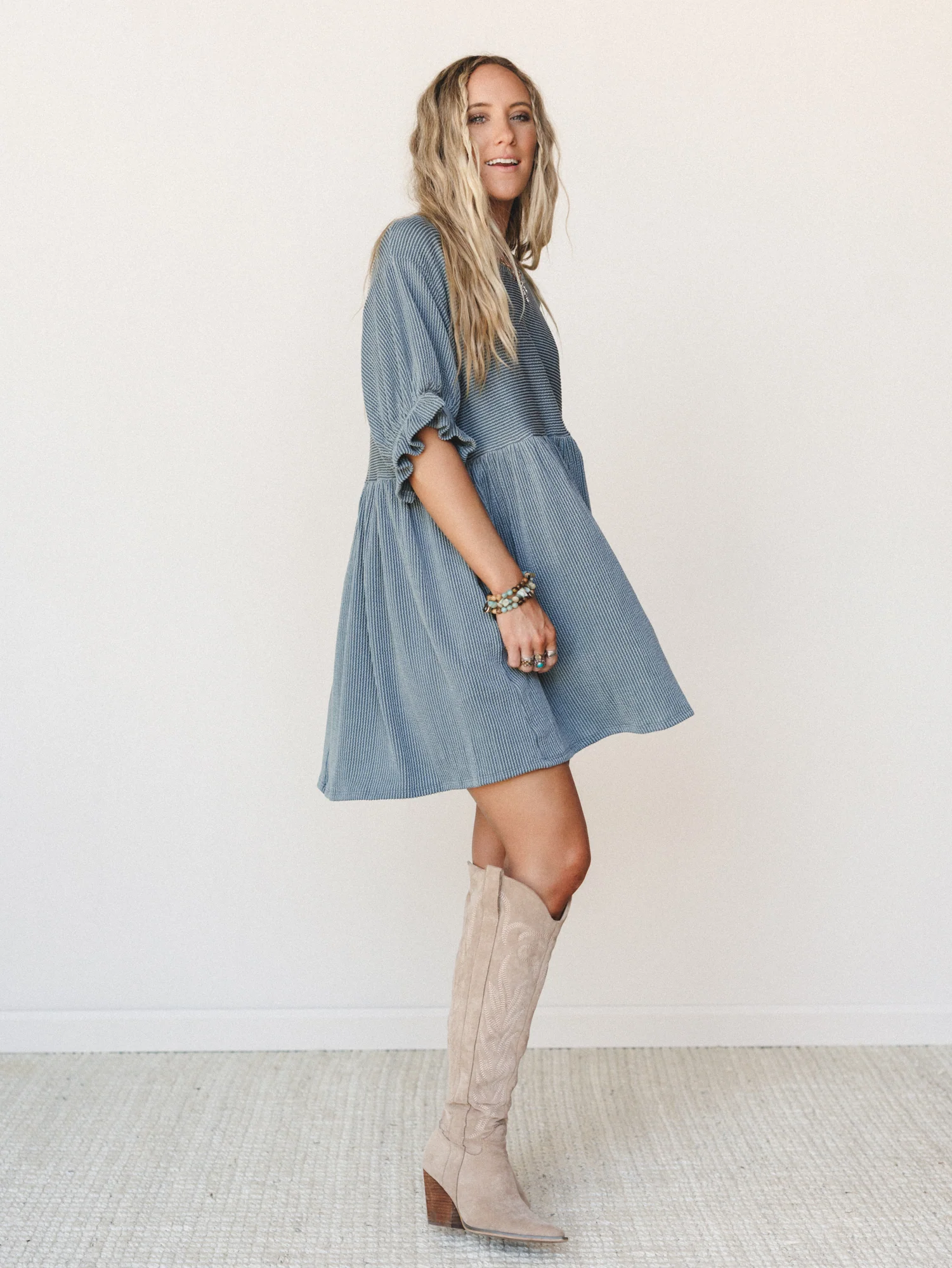 The Nest Open Sky Dress - Seafoam