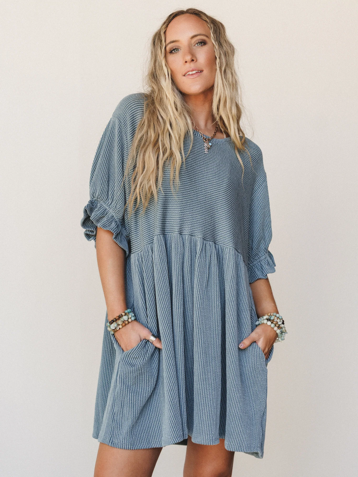 The Nest Open Sky Dress - Seafoam - Image 2