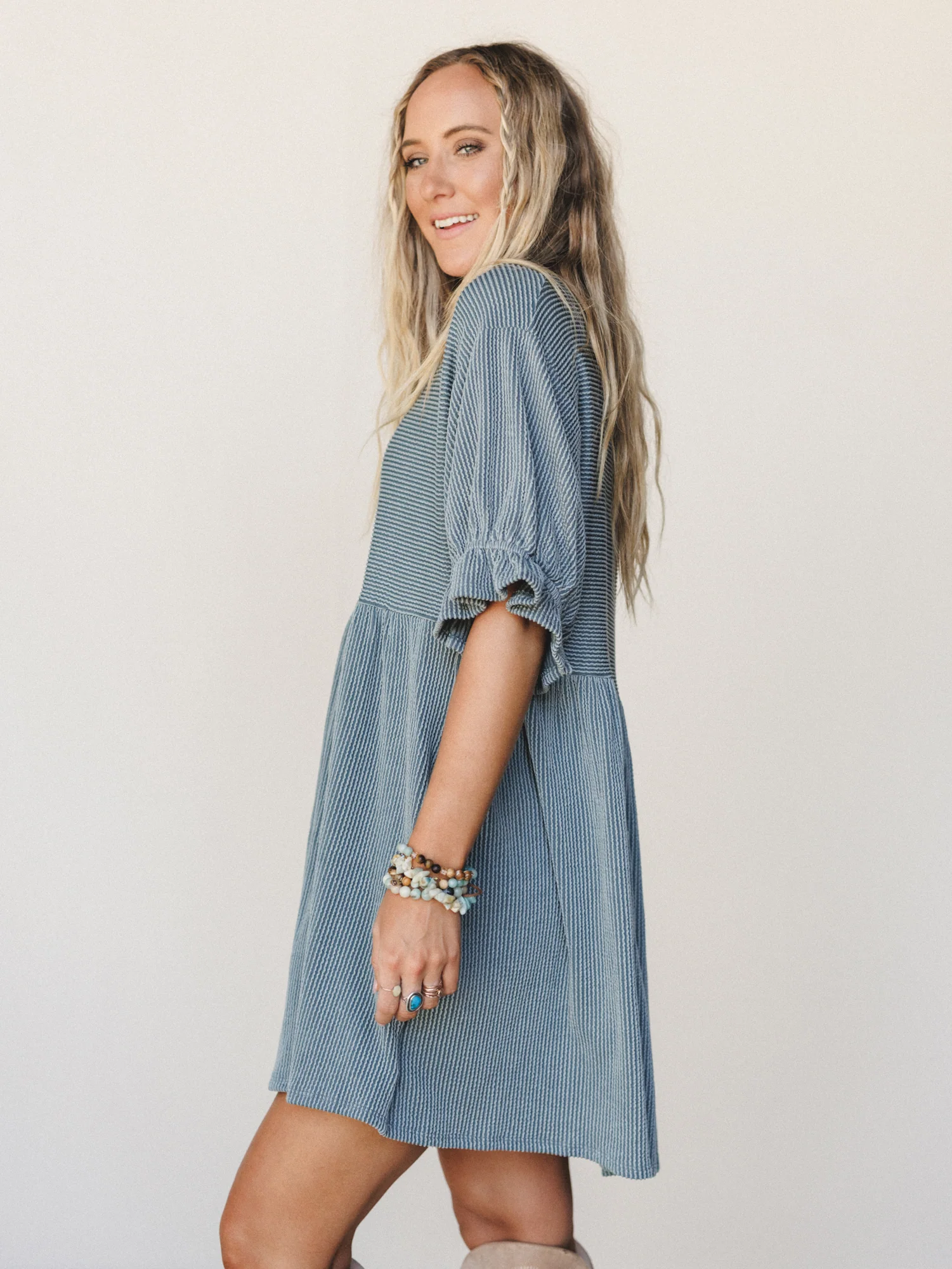 The Nest Open Sky Dress - Seafoam - Image 5