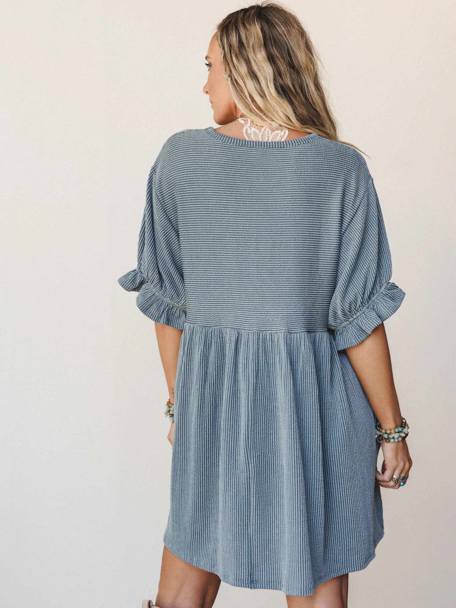 The Nest Open Sky Dress - Seafoam - Image 6