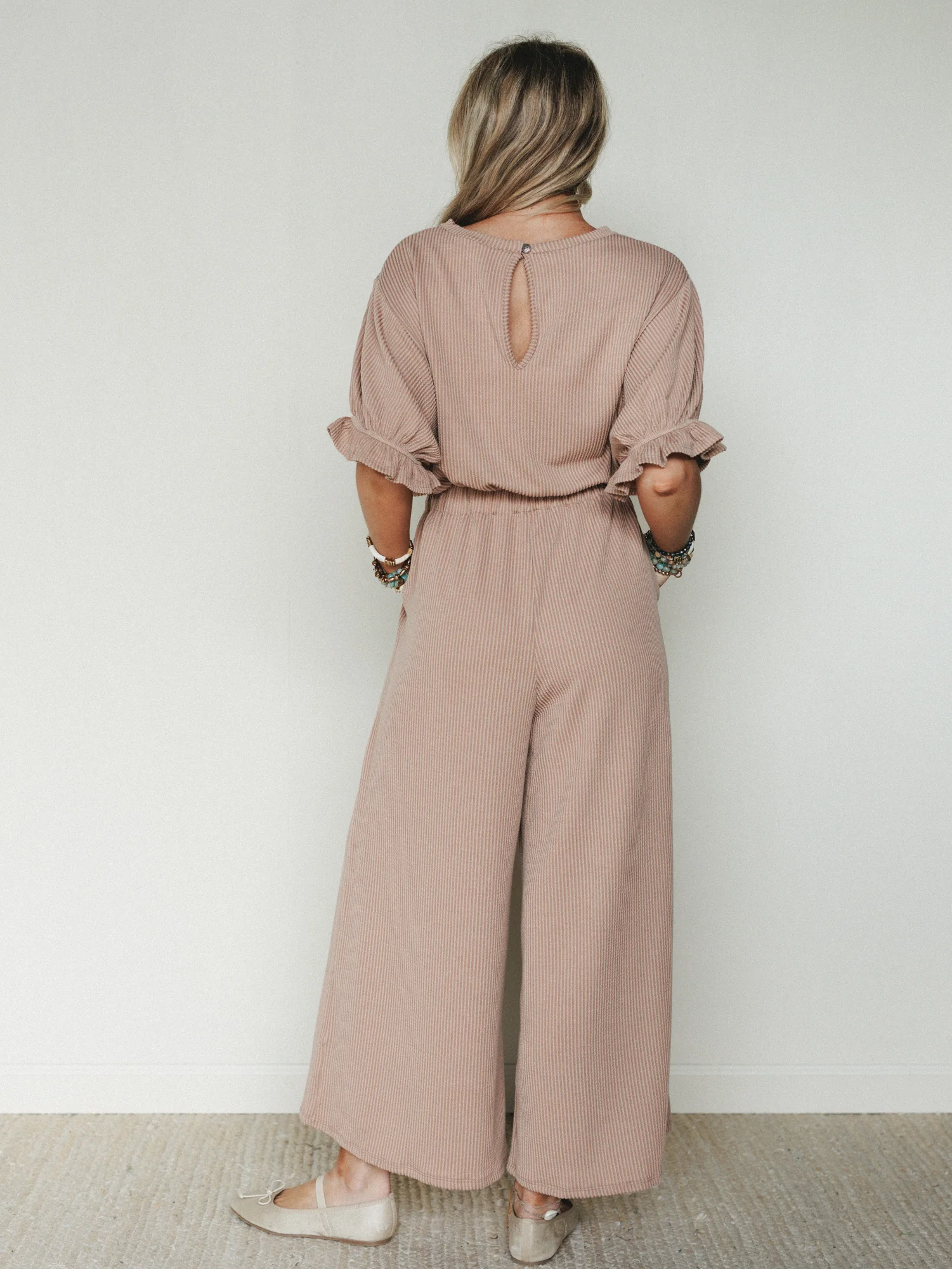 The Nest Open Sky Jumpsuit - Peanut Butter - Image 5
