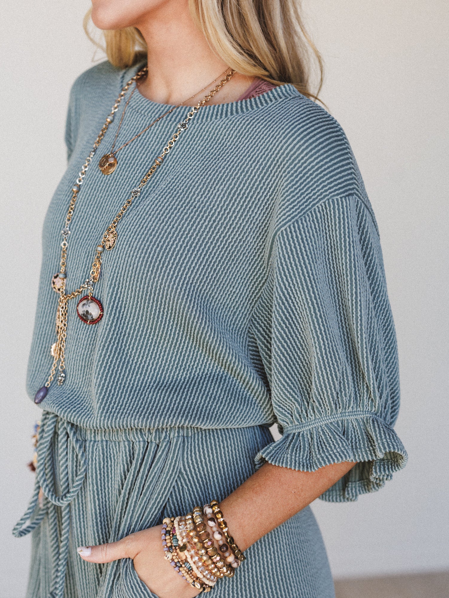 The Nest Open Sky Jumpsuit - Moss - Image 5
