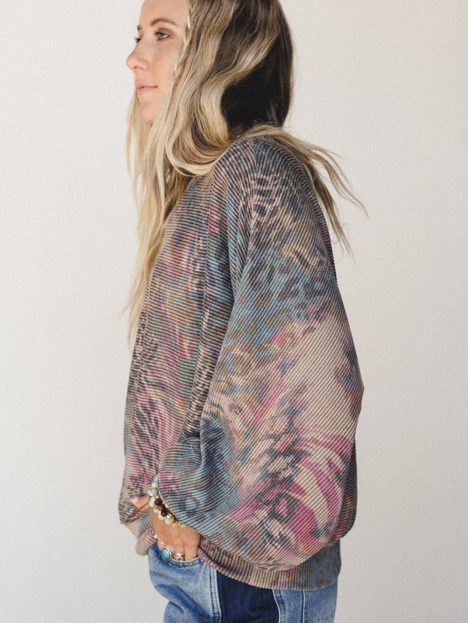 The Nest Savannah Bat Sleeve Top - Lavender - Image 3