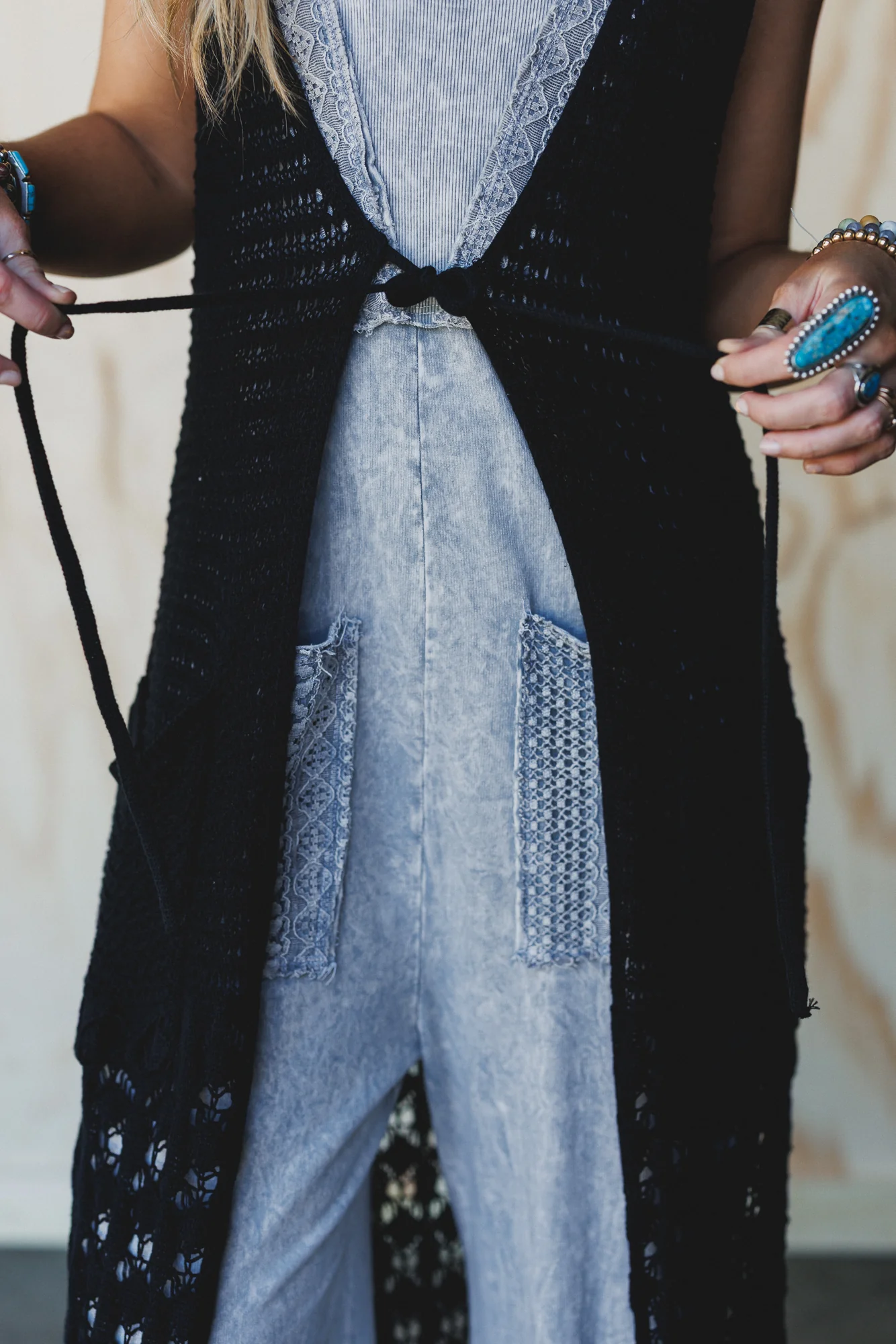 The Nest Seaside Soul Duster - Black - Image 4