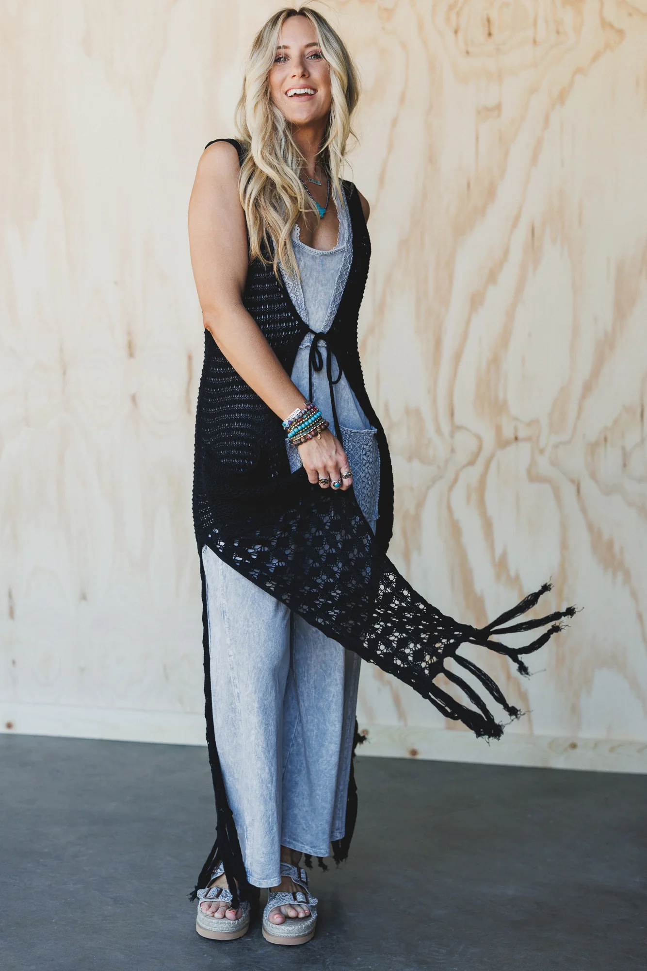 The Nest Seaside Soul Duster - Black - Image 5