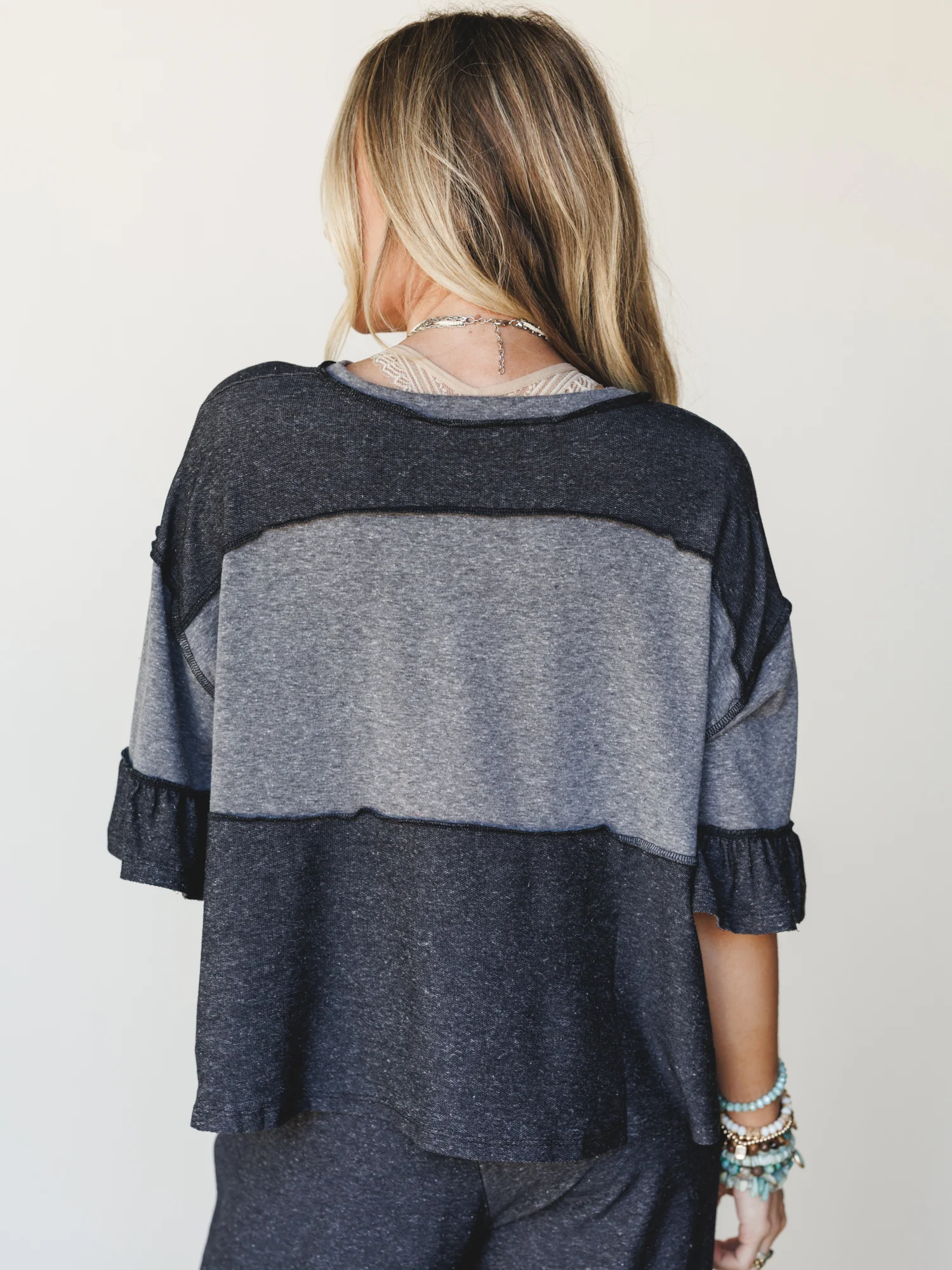The Nest Soft Horizon Top - Black - Image 5