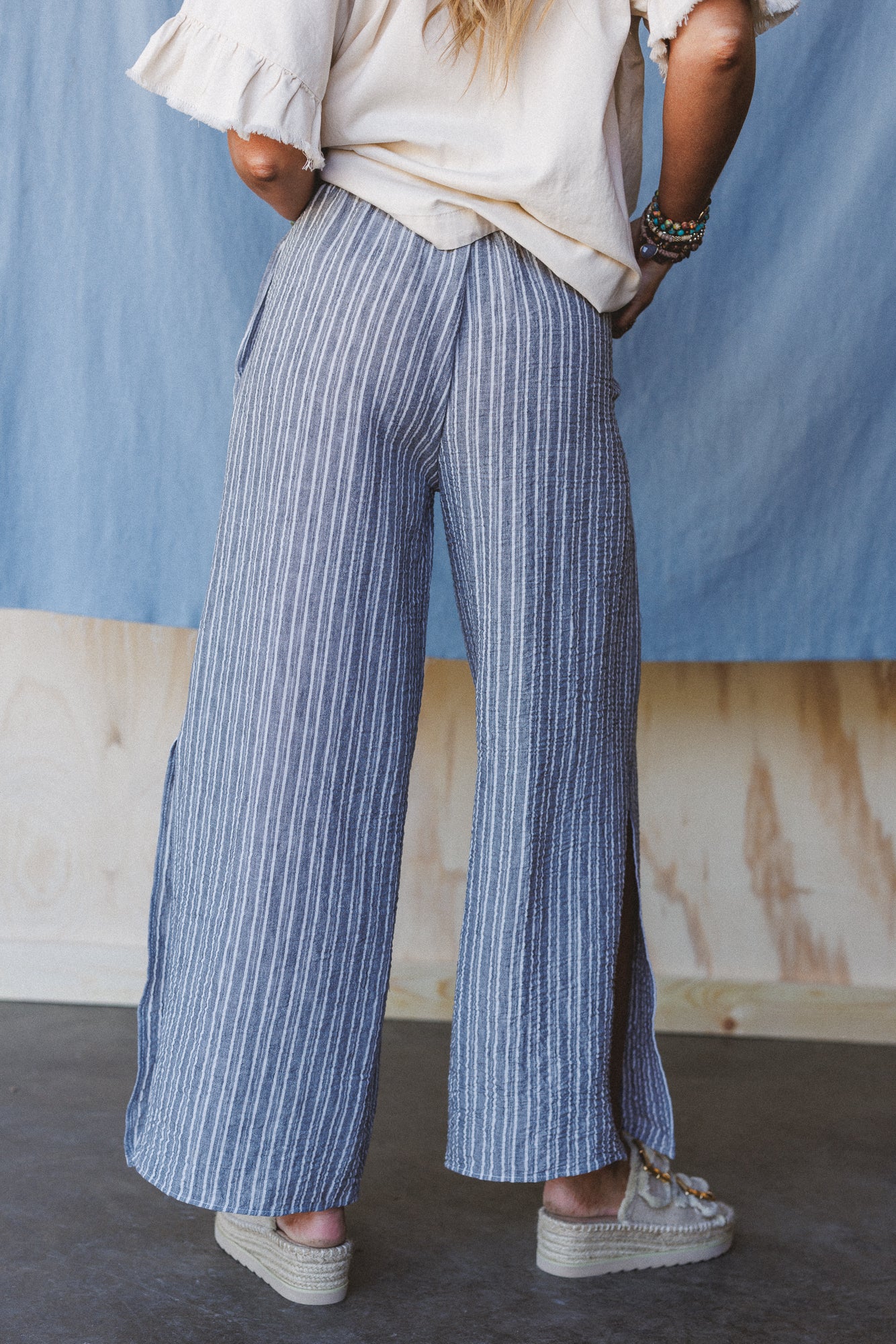 The Nest Soul Spark Wide Leg Pants - Black - Image 5