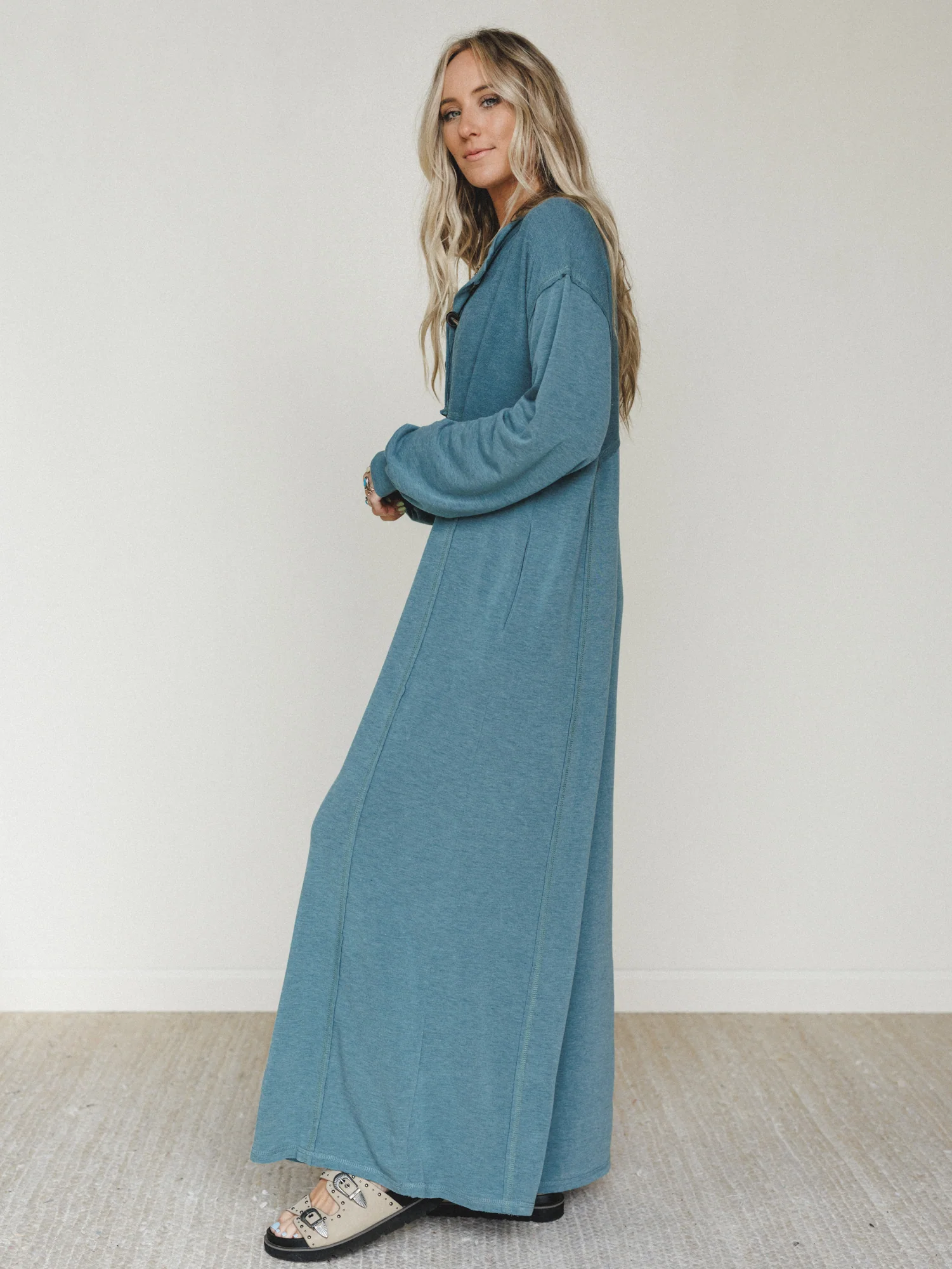 The Nest Sweet Nothings Jumpsuit - Teal - Image 4