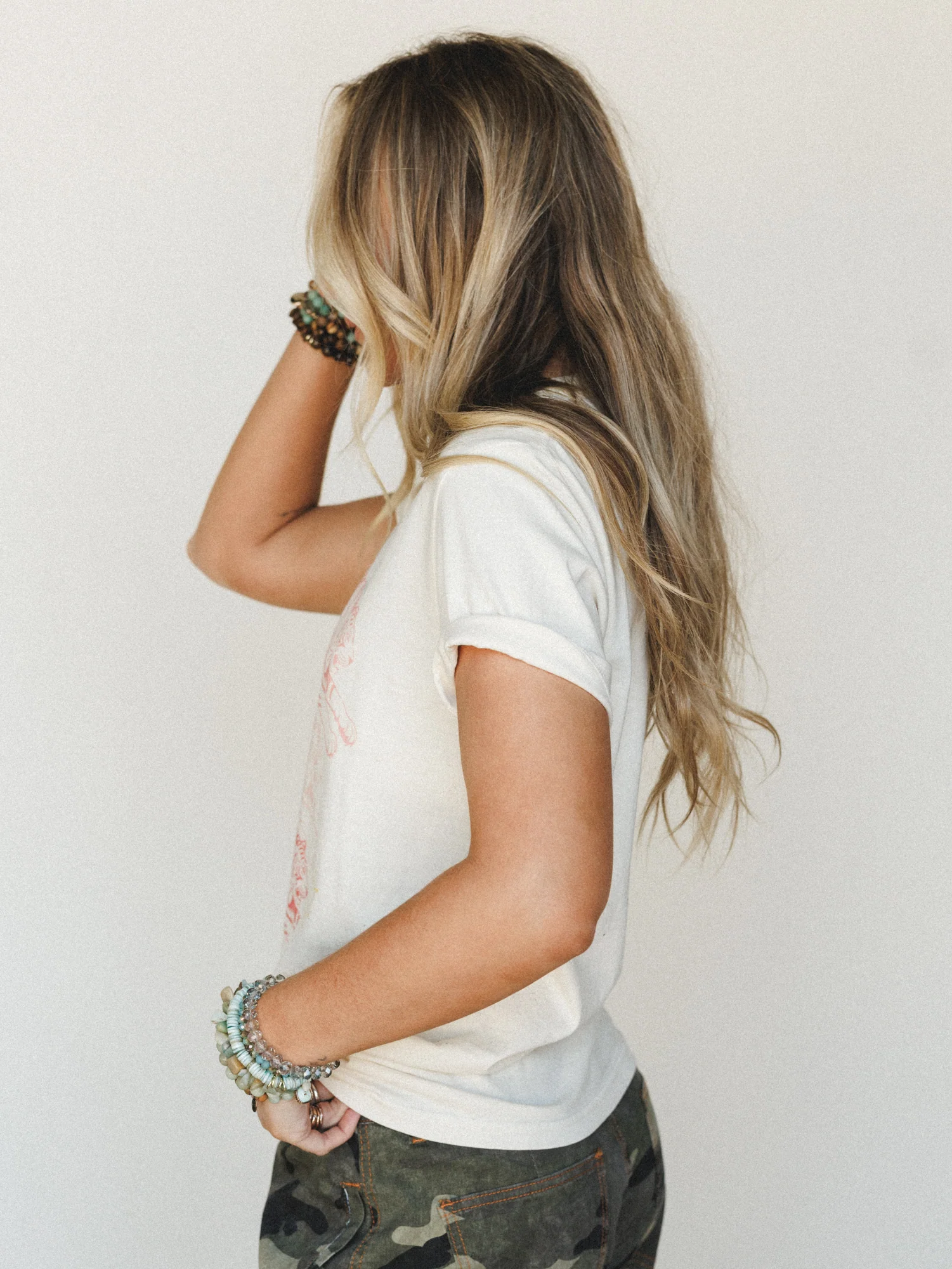 The Nest Tiger Power Graphic Tee - Ivory - Image 3