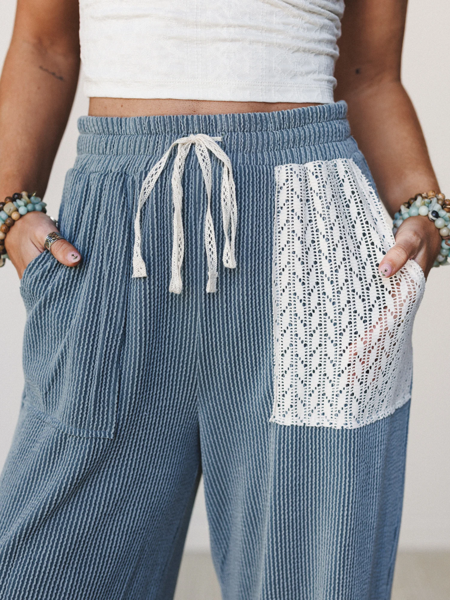 The Nest Weekend Warrior Joggers - Seafoam Cream - Pre Order - Image 2