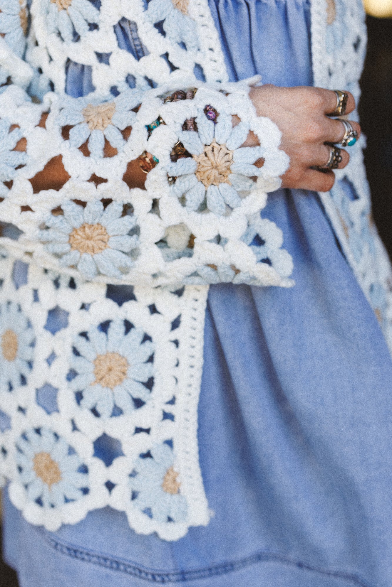 The Nest Wild And Dreamy Cardigan - Ivory - Image 3