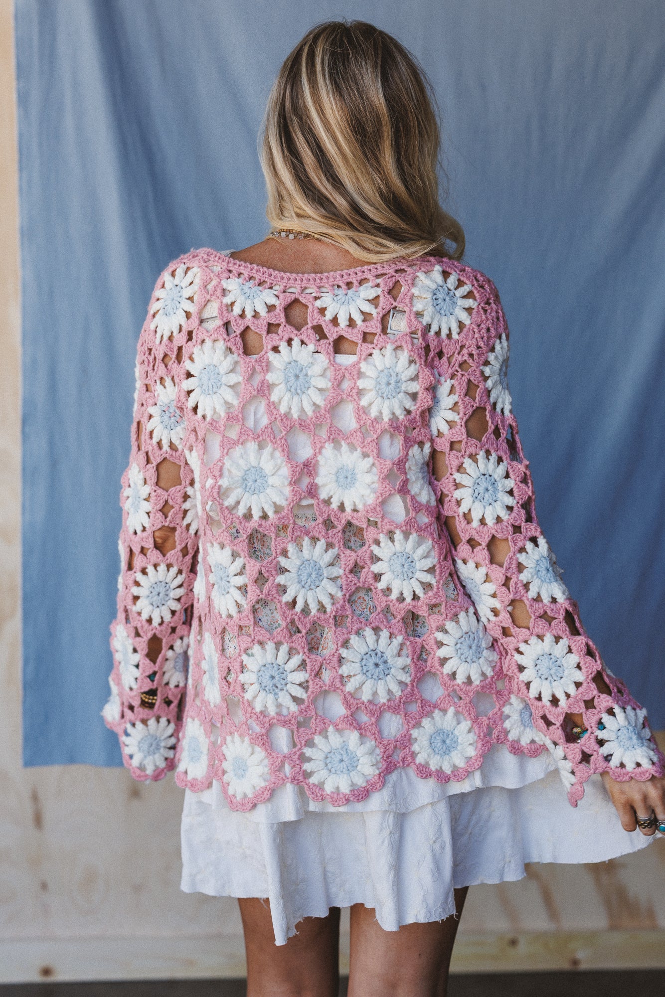 The Nest Wild And Dreamy Cardigan - Mauve - Image 4