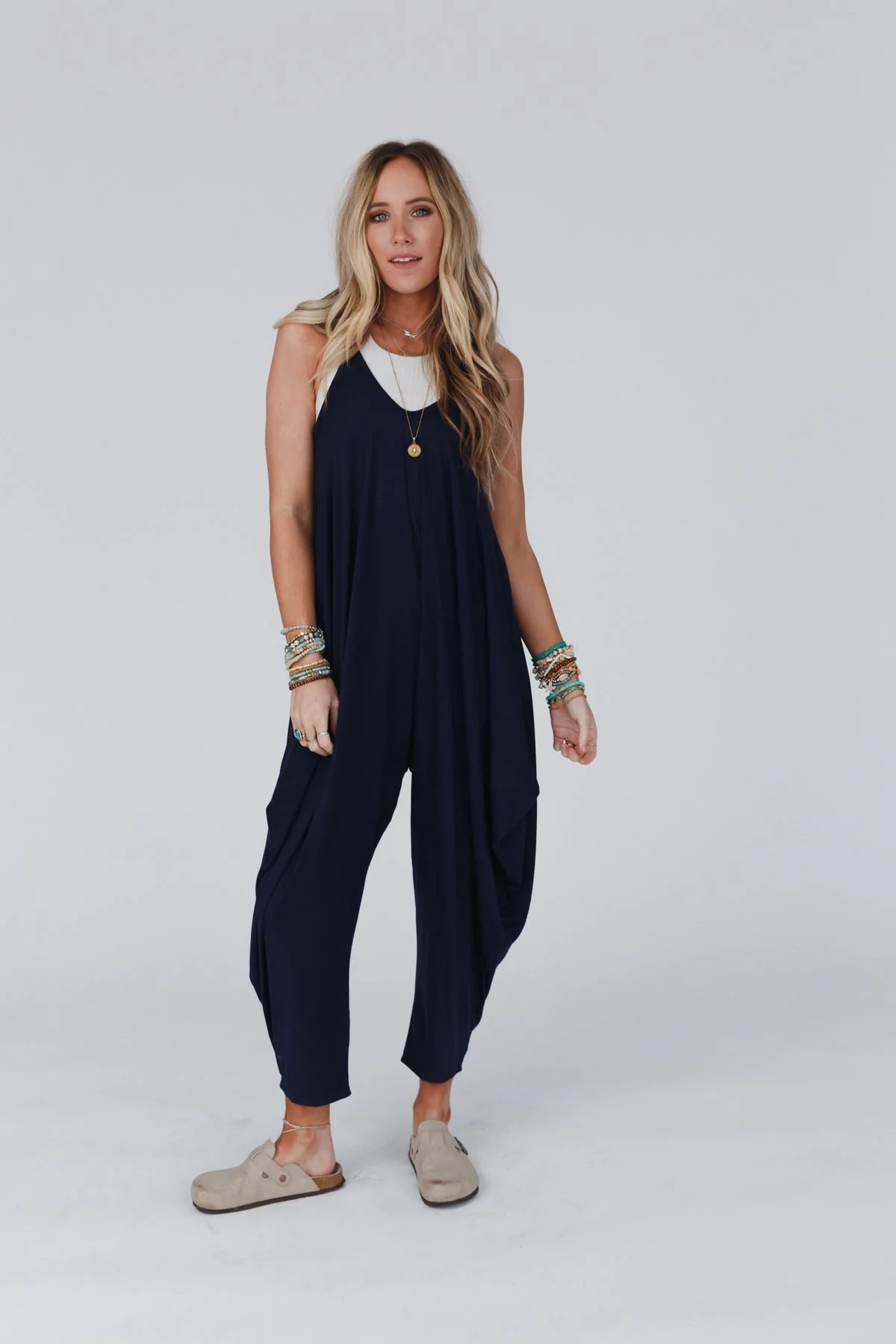 The Perfect Harem Jumpsuit - Navy - Image 5