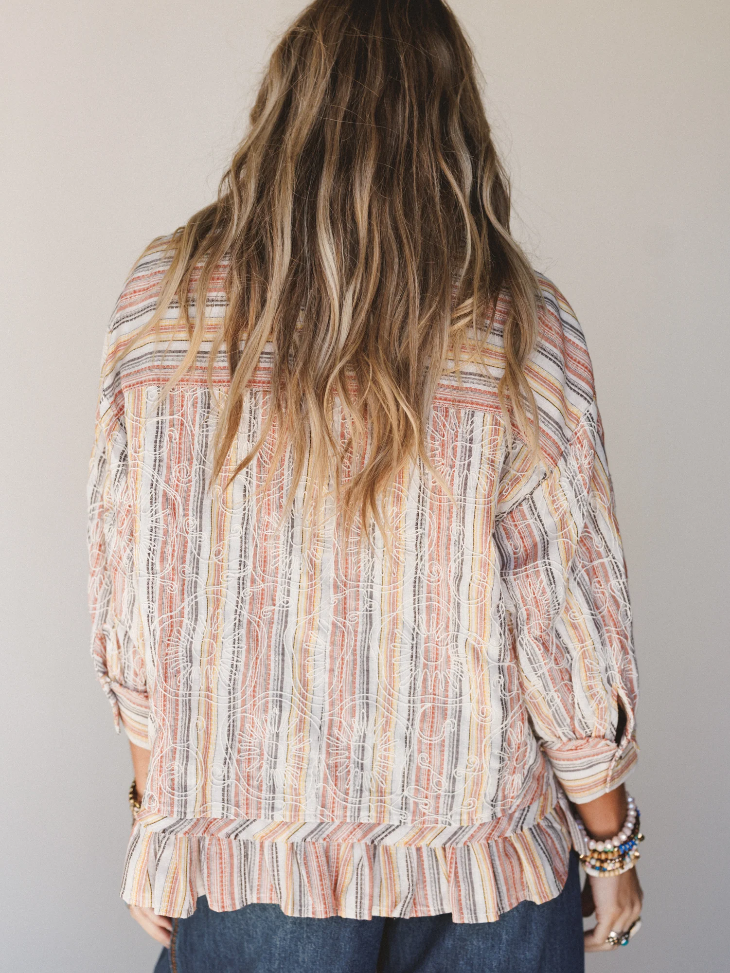 Thoughts of Love Blouse - Cinnamon - Image 4