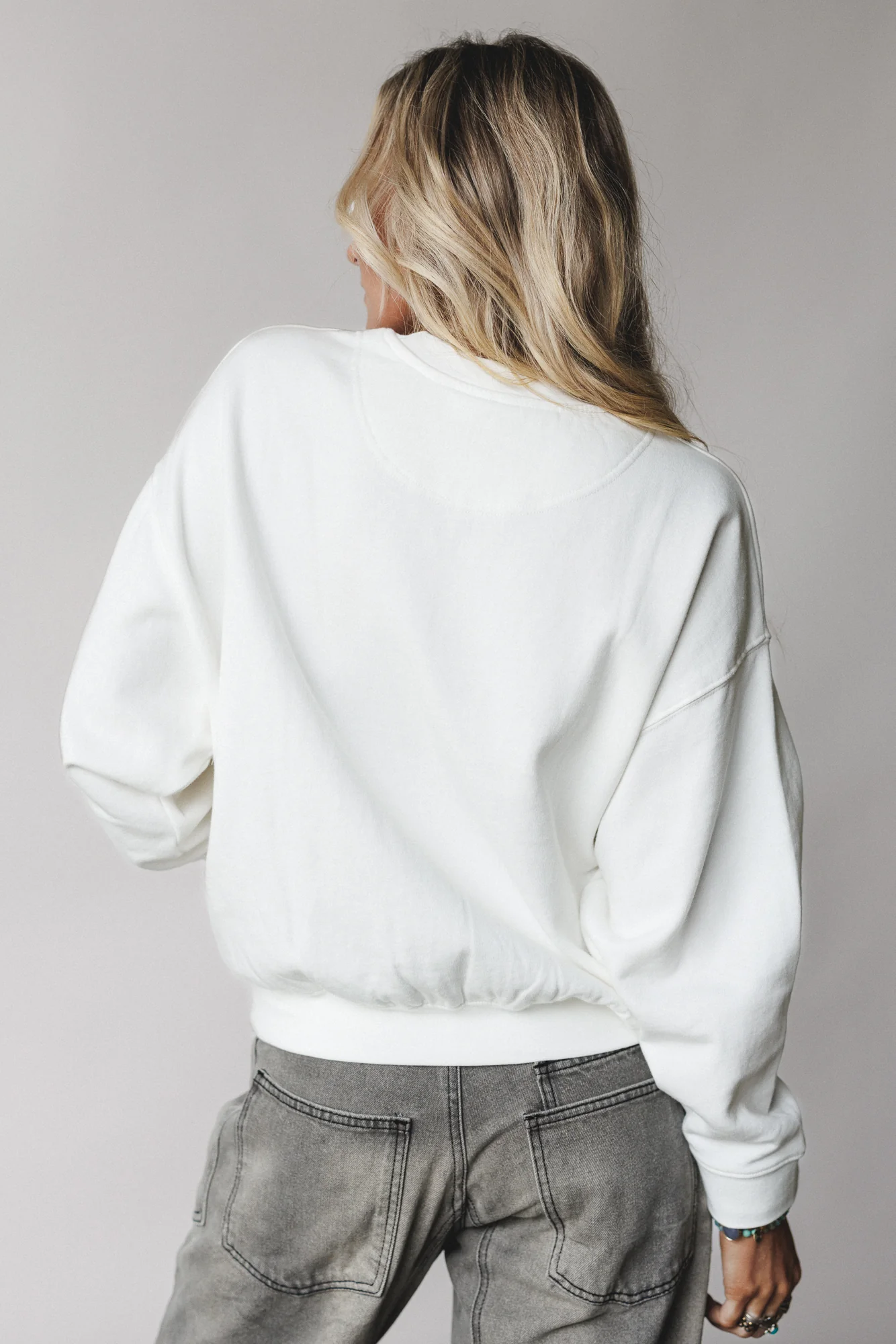 Tiger Pack Graphic Sweatshirt - Ivory - Image 4