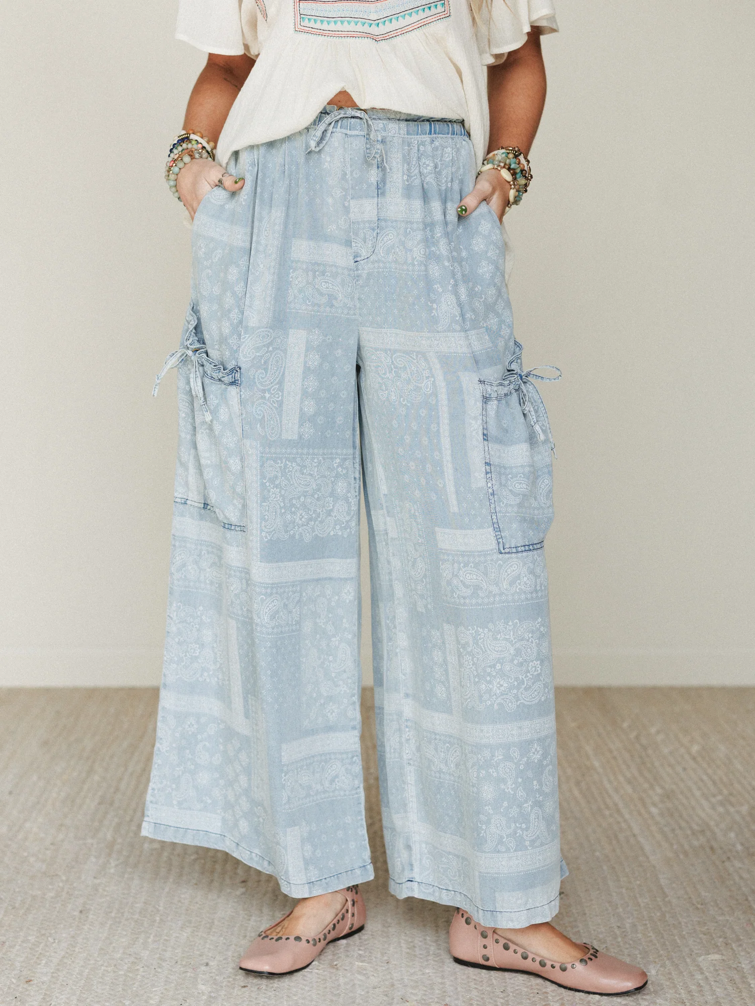 Time to Arrive Pants  - Light Denim