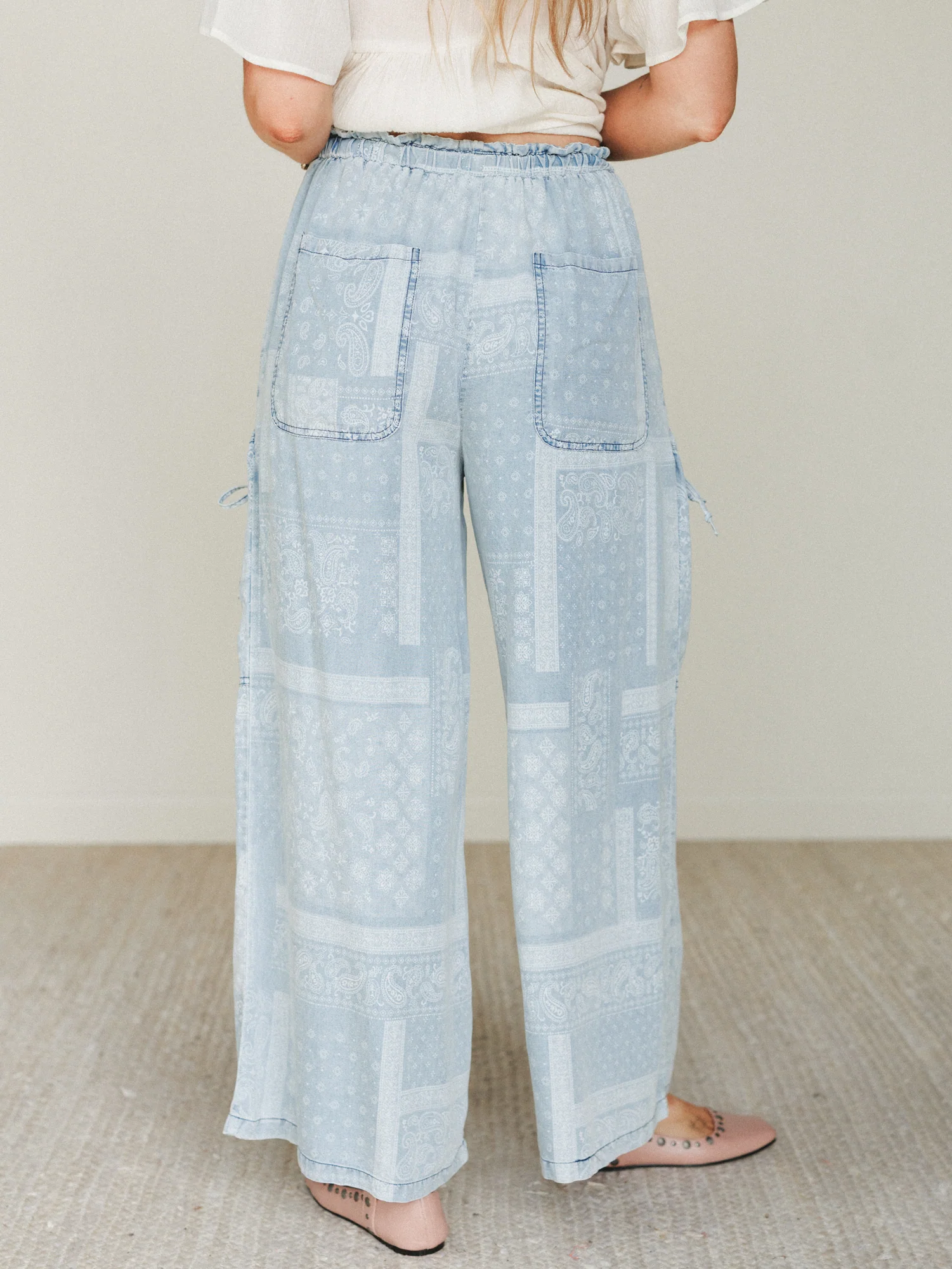 Time to Arrive Pants  - Light Denim - Image 4