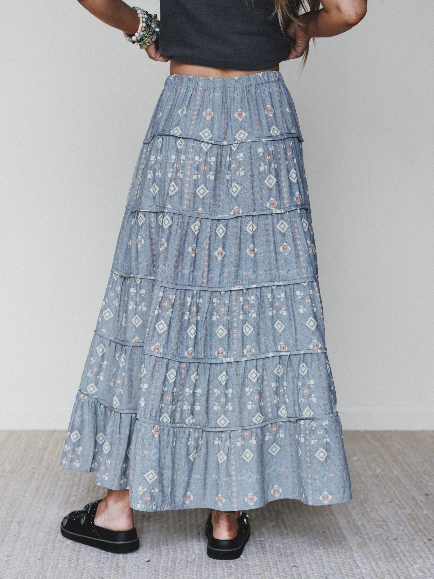 Timeless Love Maxi Skirt - Denim - Image 5