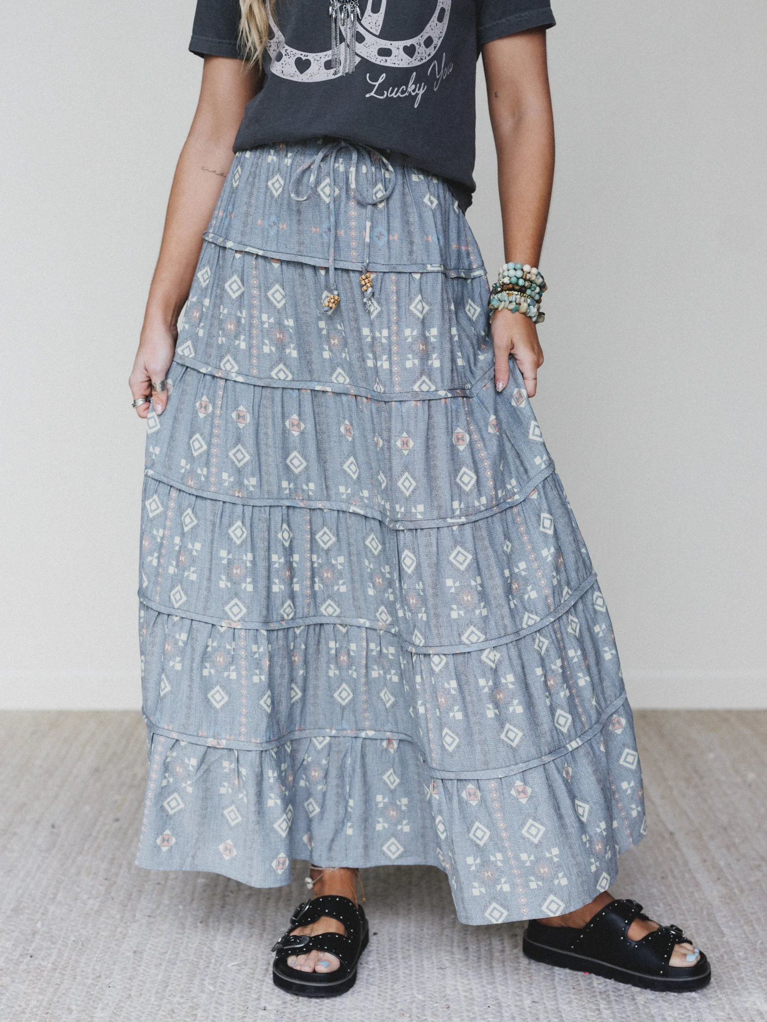 Timeless Love Maxi Skirt - Denim - Image 6