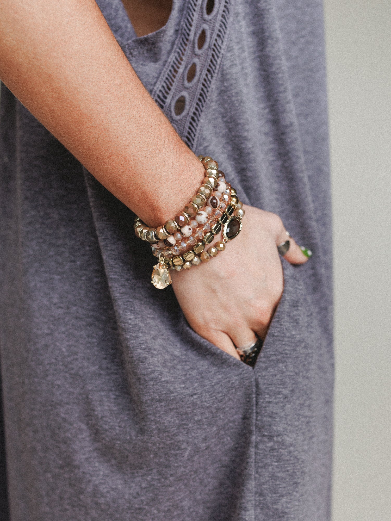 Toni Bracelet Set - Gold - Image 4