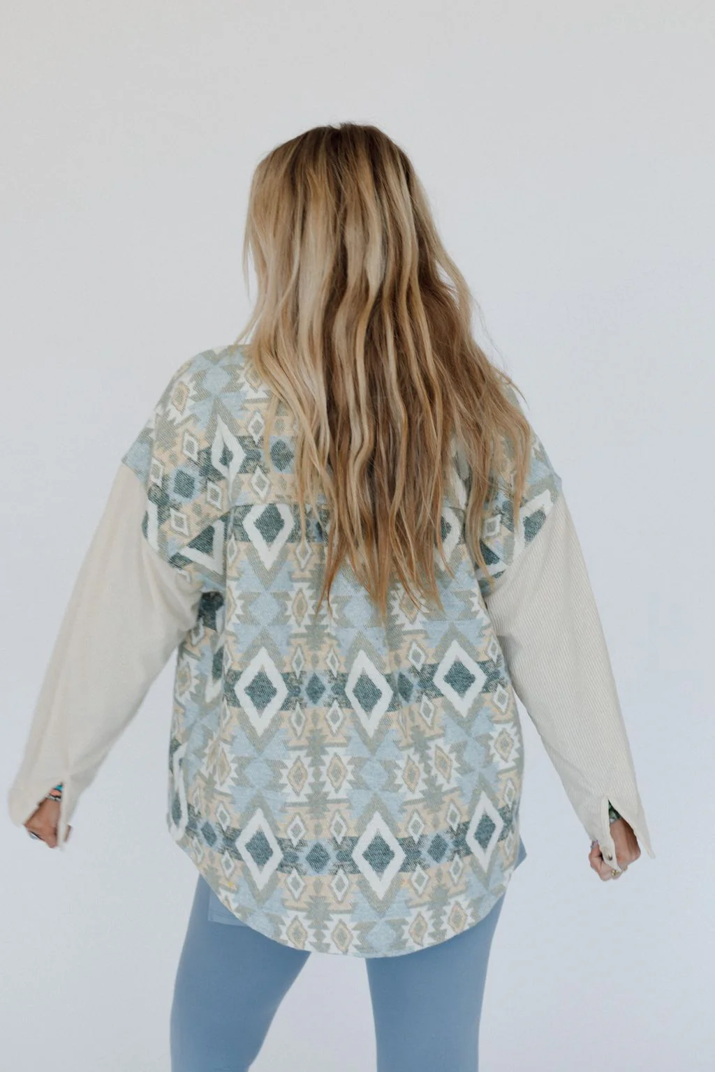 Tribal Blitz Jacket - Beige - Image 9