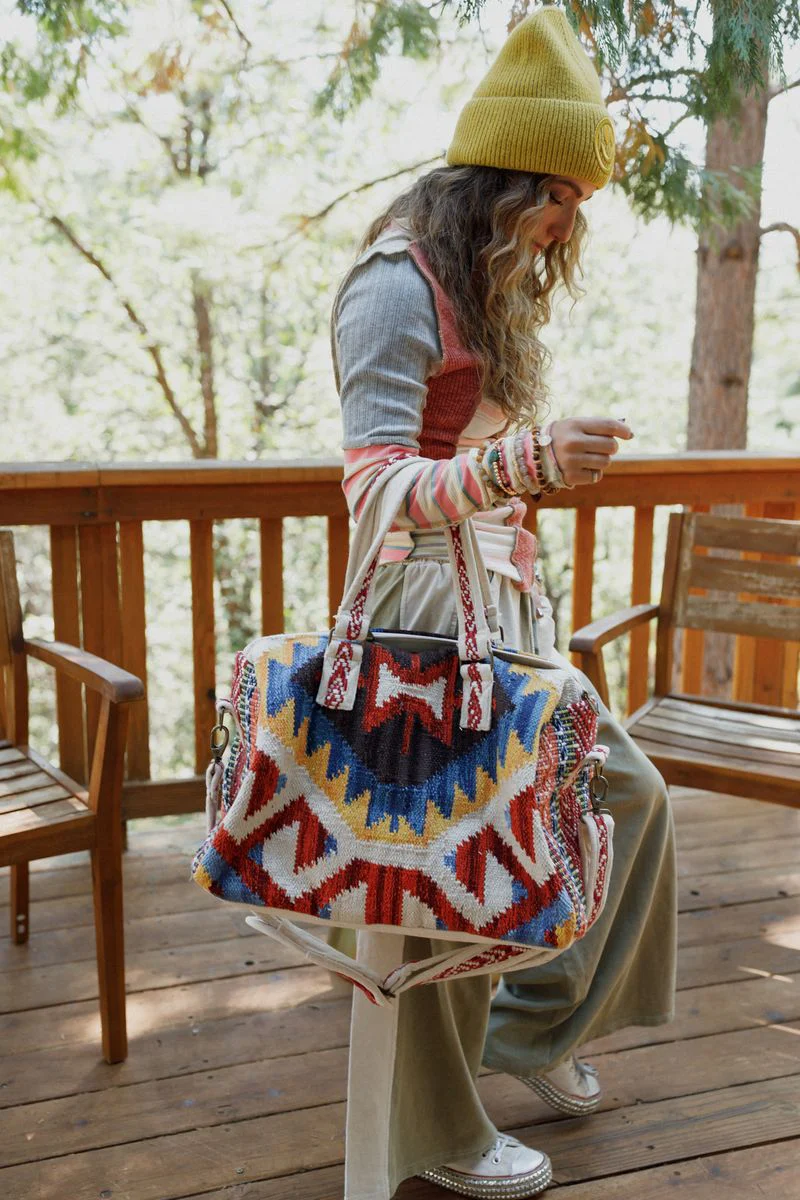 Tribal Traveler Weekender Bag - Multi - Image 6