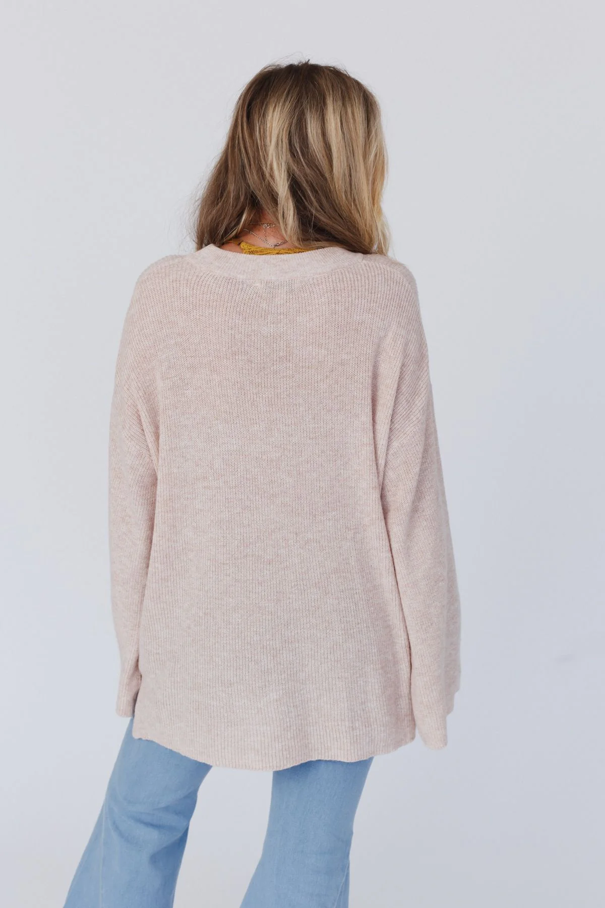 Tricks Up Her Sleeve Sweater - Oatmeal - Image 10