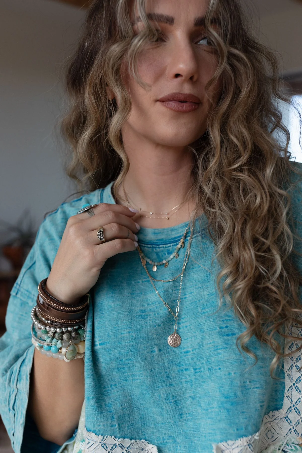 True North Layered Necklace - Multi - Image 4