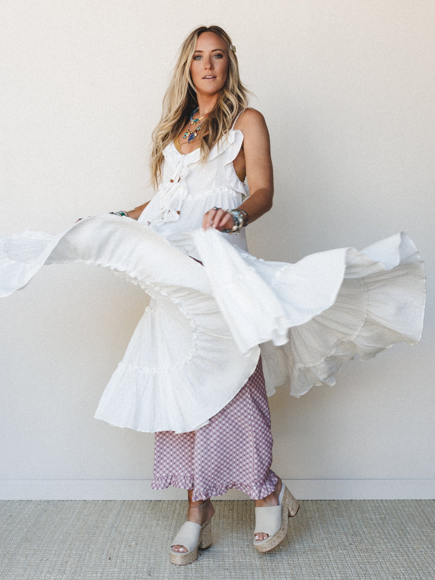 Truffles and Ruffles Dress - Ivory - Image 5