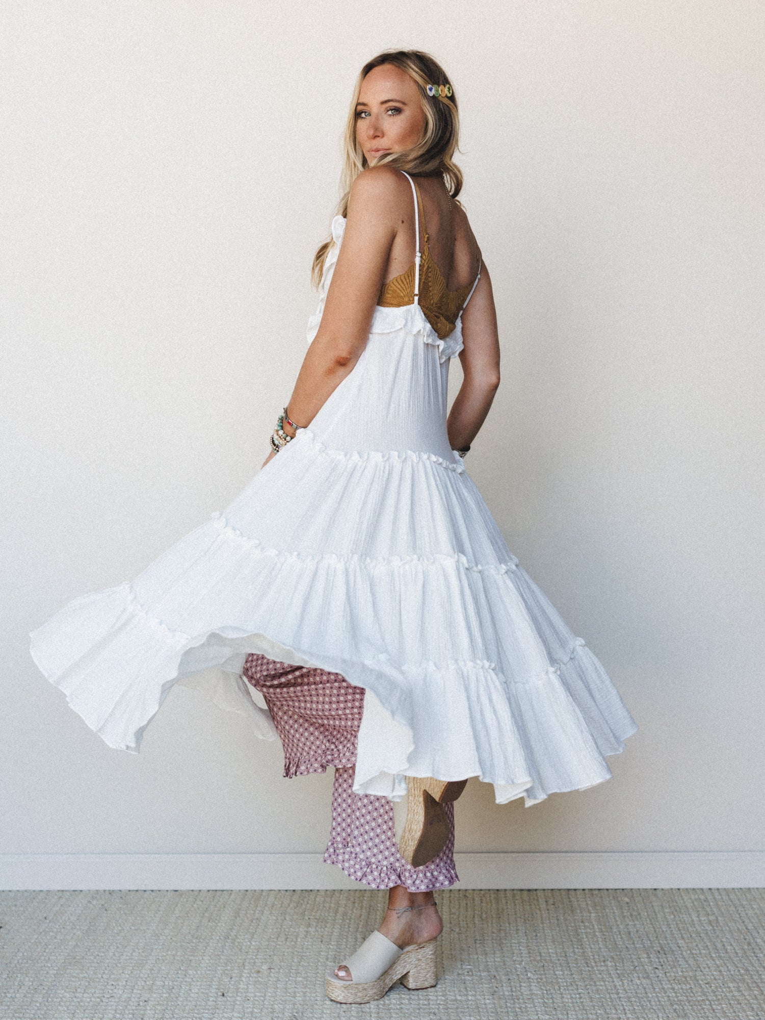 Truffles and Ruffles Dress - Ivory - Image 6