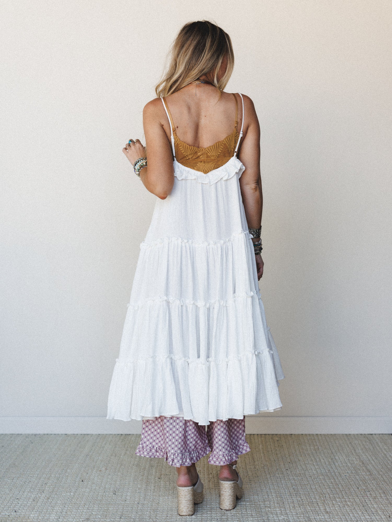 Truffles and Ruffles Dress - Ivory - Image 7