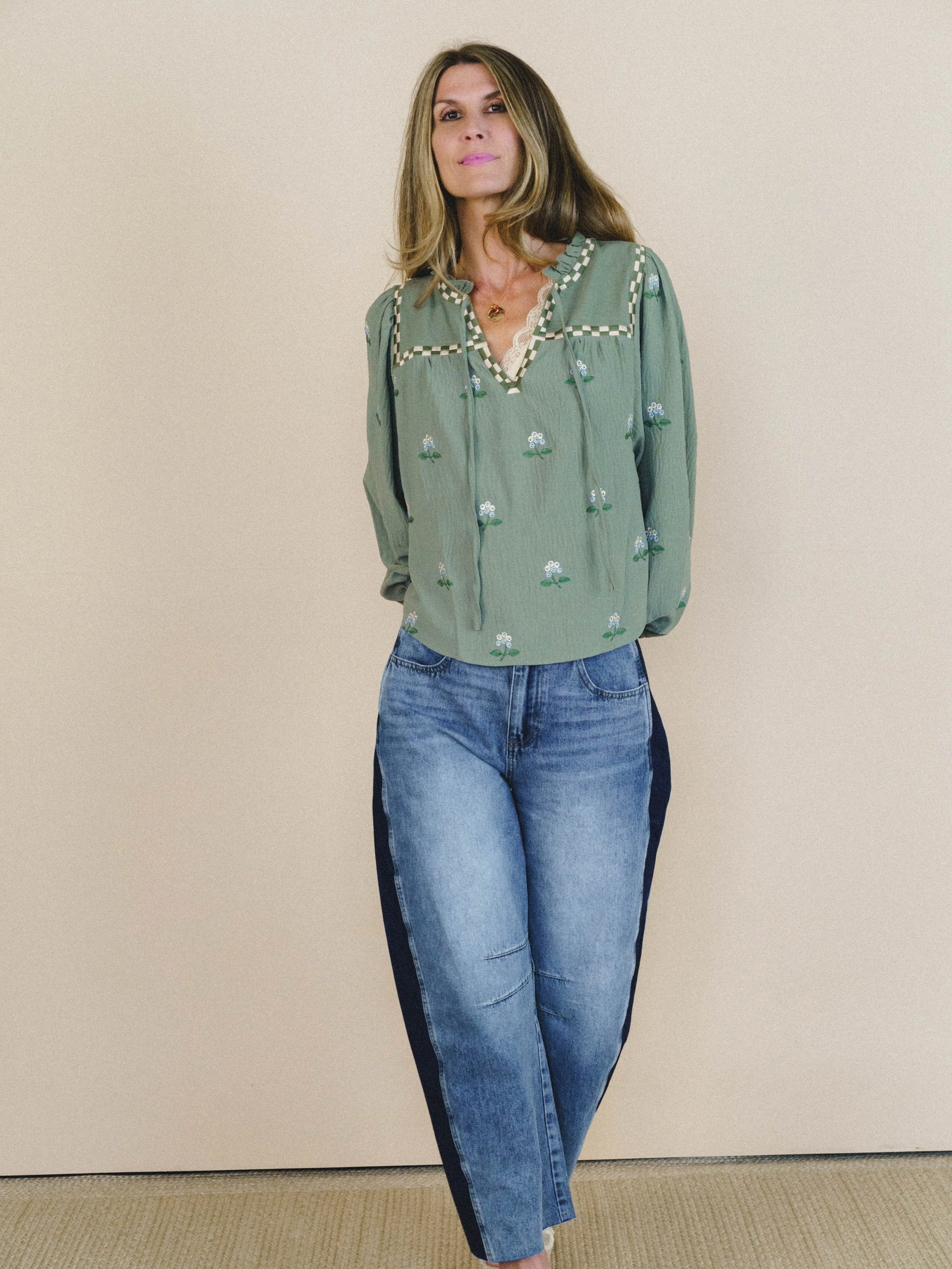 Valley Song Top - Olive - Image 3